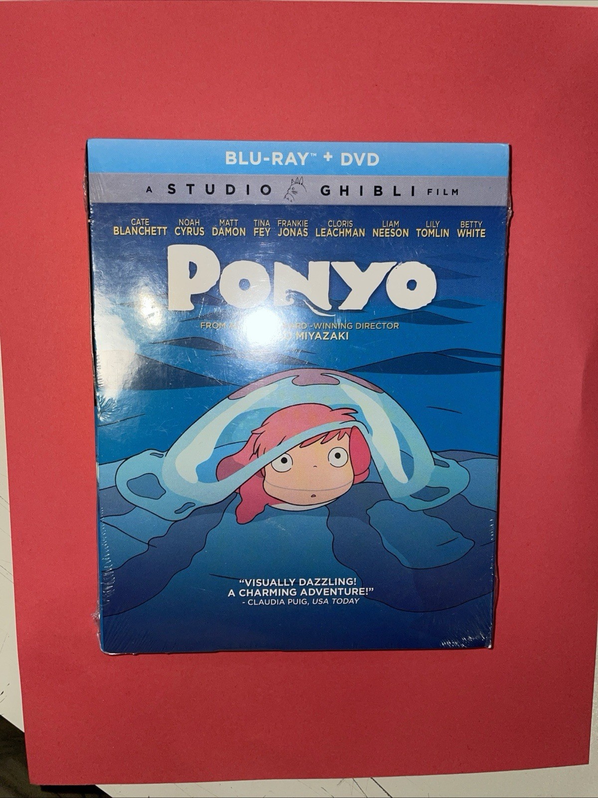 NEW Ponyo (Blu-ray + DVD) W/ Slipcover (Studio Ghibli Film) Sealed