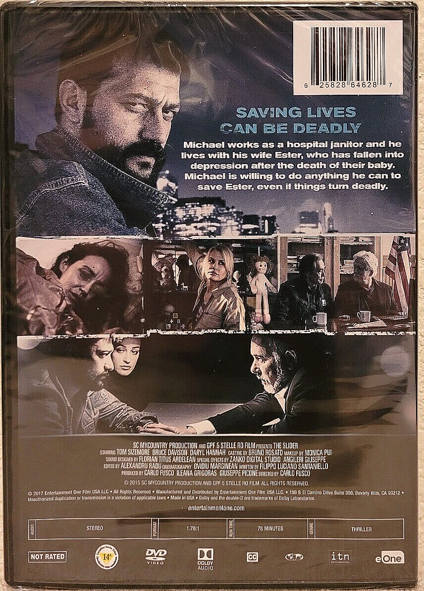 The Slider (DVD, 2017 Widescreen) Tom Sizemore, Daryl Hannah – Brand New, Sealed