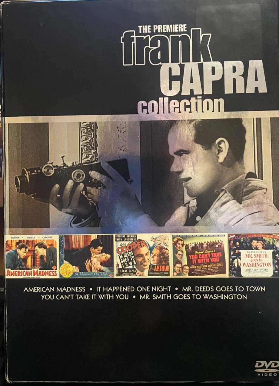 THE PREMIERE FRANK CAPRA COLLECTION 6 FILM BOX SET ON DVD IN SLIPCASE
