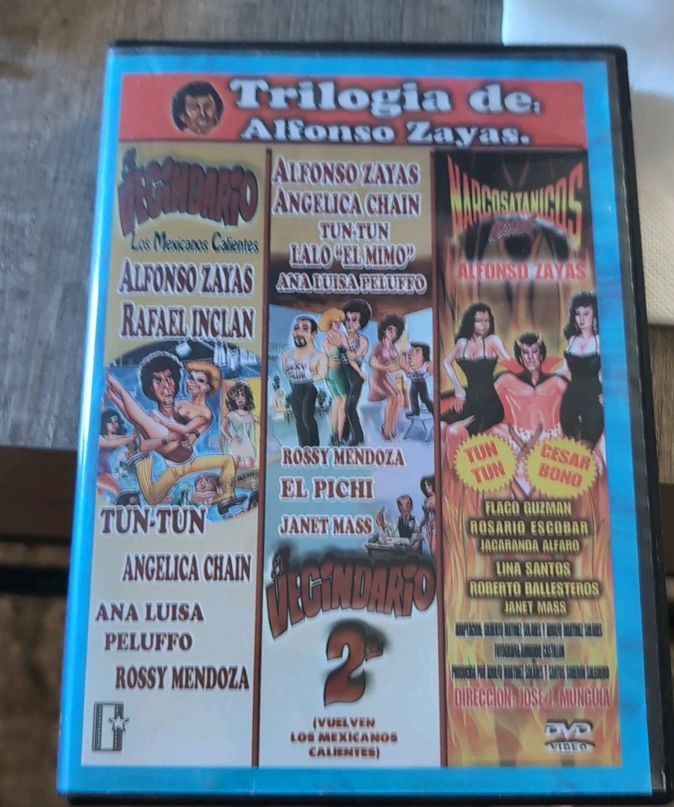 Trilogia de: Alfonso Zayas three films starring the Mexican actor Alfonso Zayas