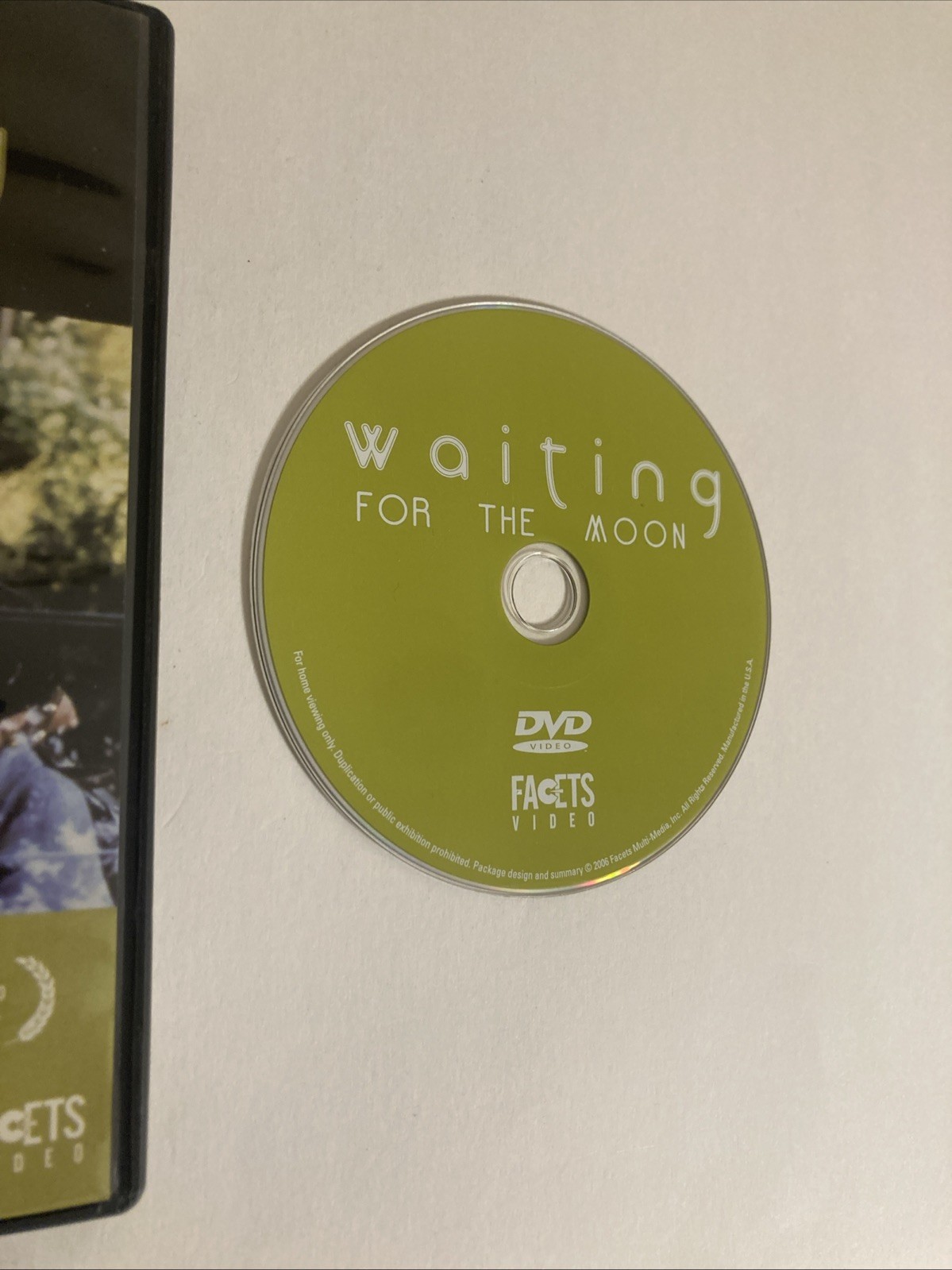 Waiting For The Moon DVD Linda Bassett Linda Hunt 1987 Movie (RARE)