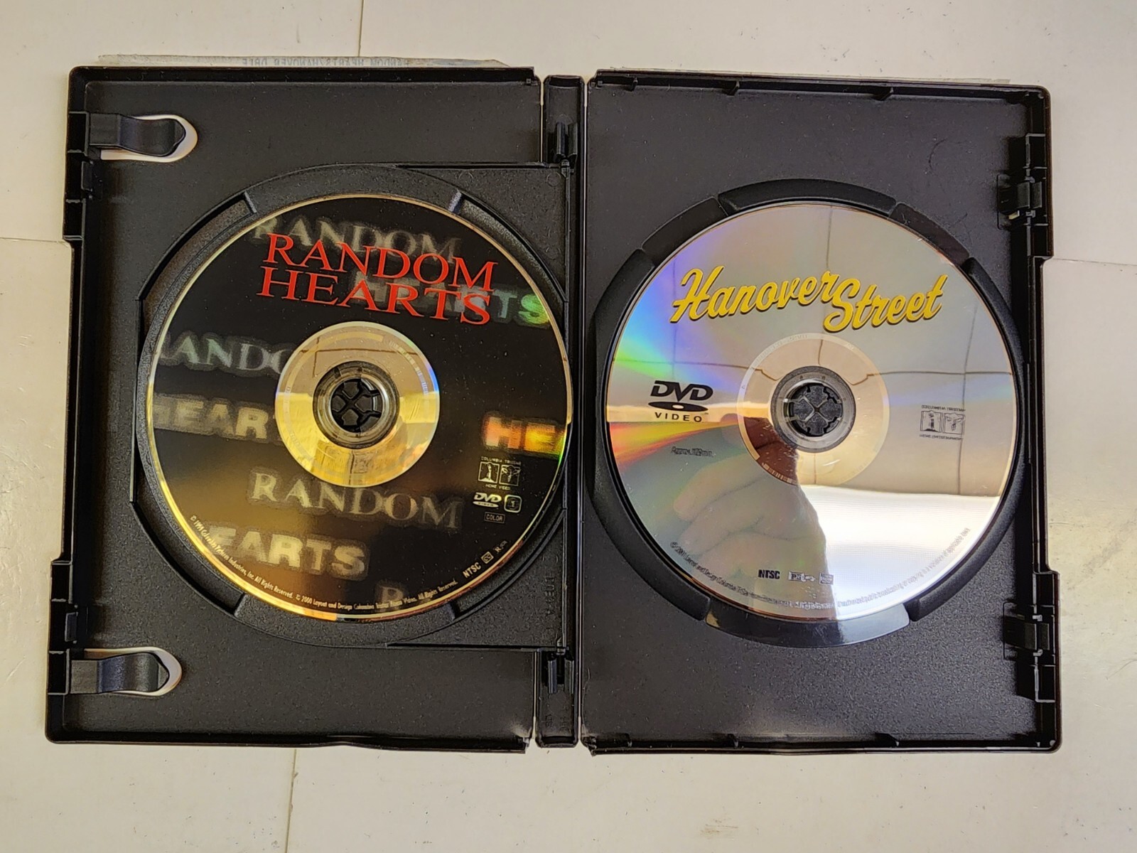 DOUBLE FEATURE – Random Hearts/Hanover Street (DVD, 2008, 2-Disc Set) A10