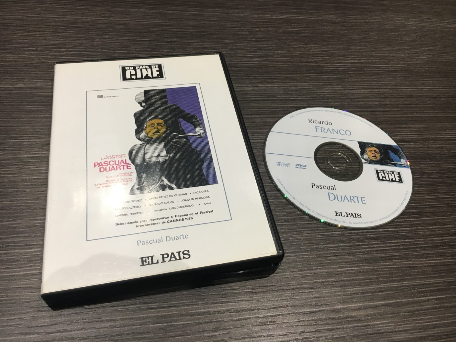 Pascual Duarte DVD Elias Querejeta Ricardo Franco Camilo Jose Cela