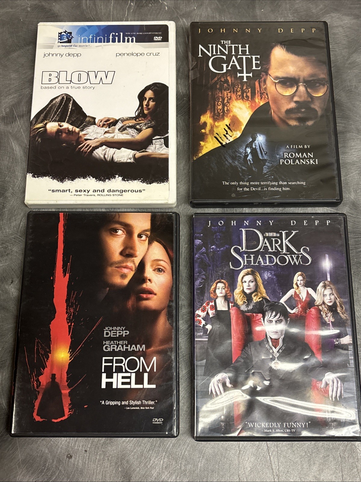 Lot Of 15 Johnny Depp DVD Movies **free shipping!**