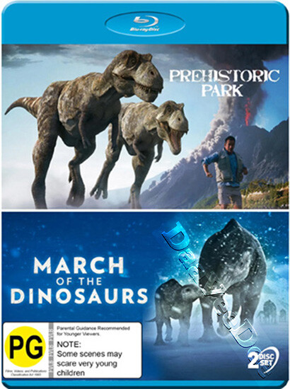 Prehistoric Park / March of the Dinosaurs NEW Blu-Ray 2-Disc Set Sid Bennett