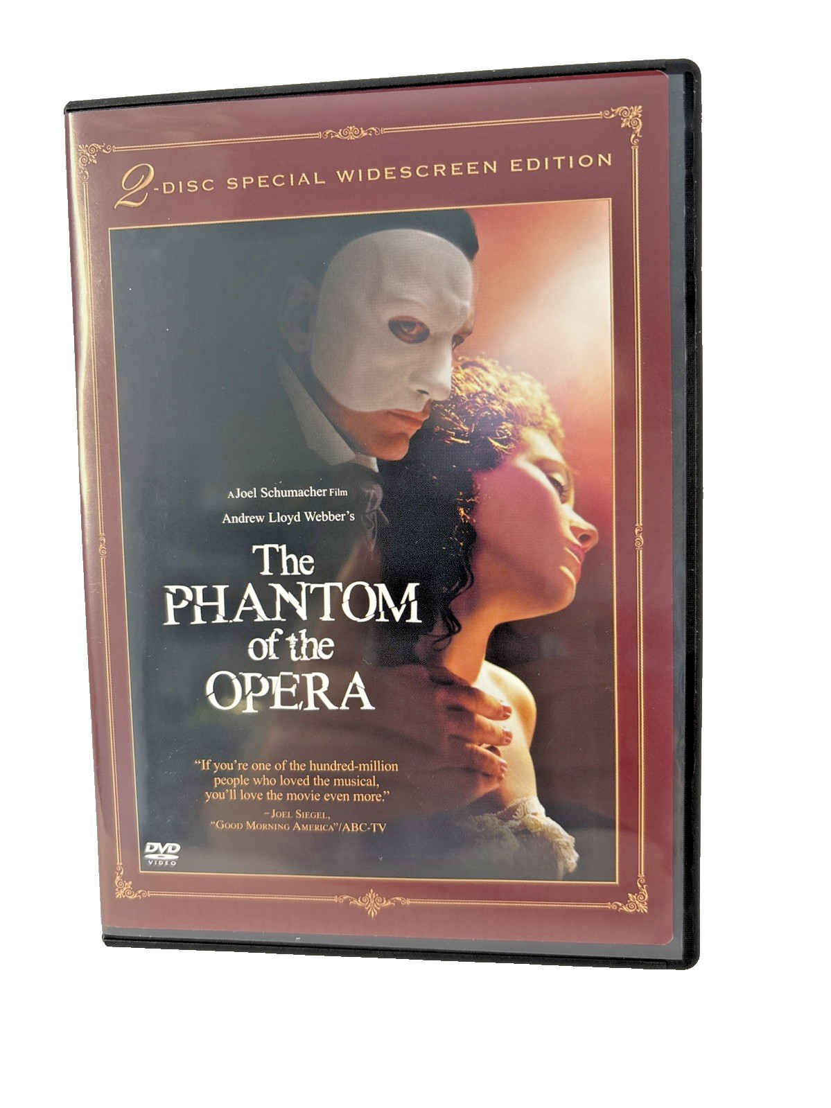 Phantom Of The Opera DVD 2 Disc Widescreen Gerard Butler VG