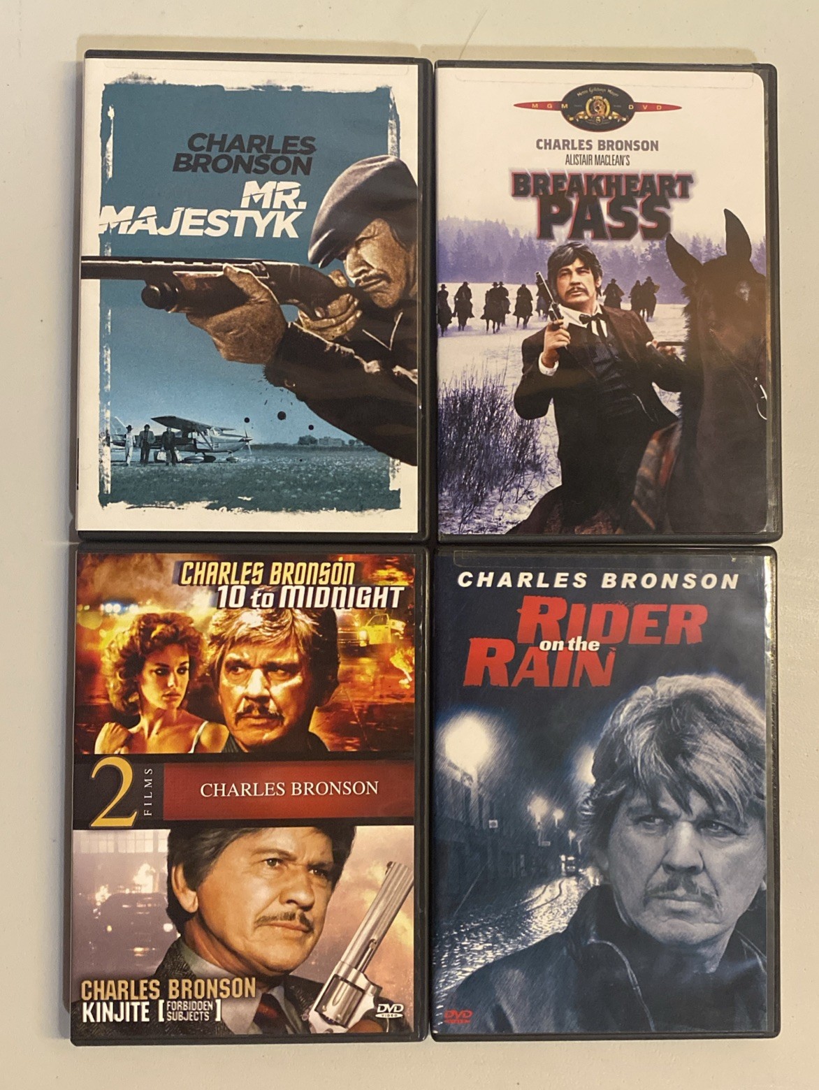 CHARLES BRONSON DVD- 10 to Midnight / Kinjite, Mr. Majestyk, Breakheart Pass