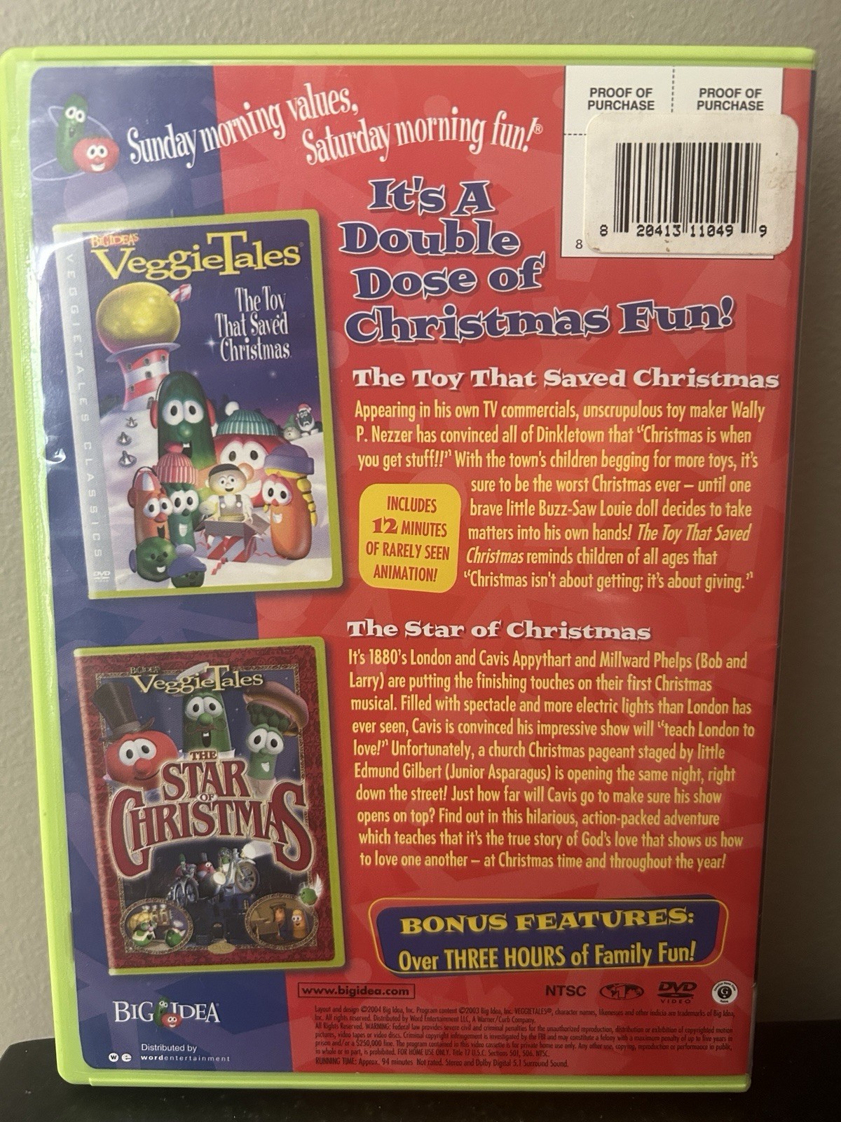 VEGGIE TALES & MAX LUCADO Lot of 4 Christmas DVDs Brand NEW in Shrink-wrap