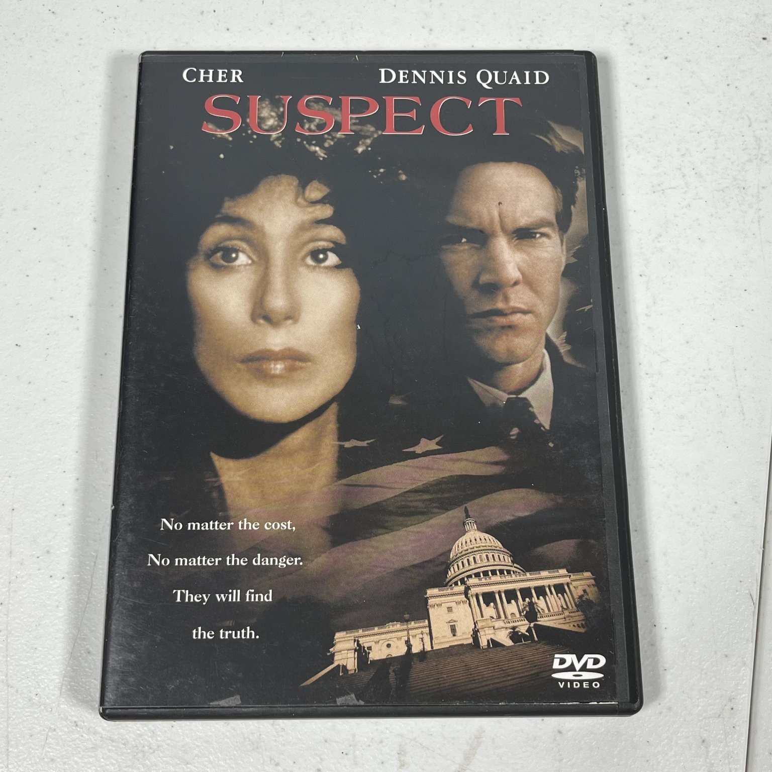 Suspect DVD 1987 Cher Dennis Quaid Liam Neeson Courtroom Thriller Special