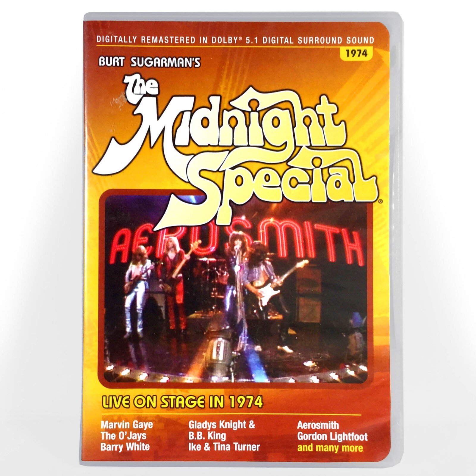 The Midnight Special (DVD, 1974, 76 Min.) Like New ! Aerosmith Marvin Gaye