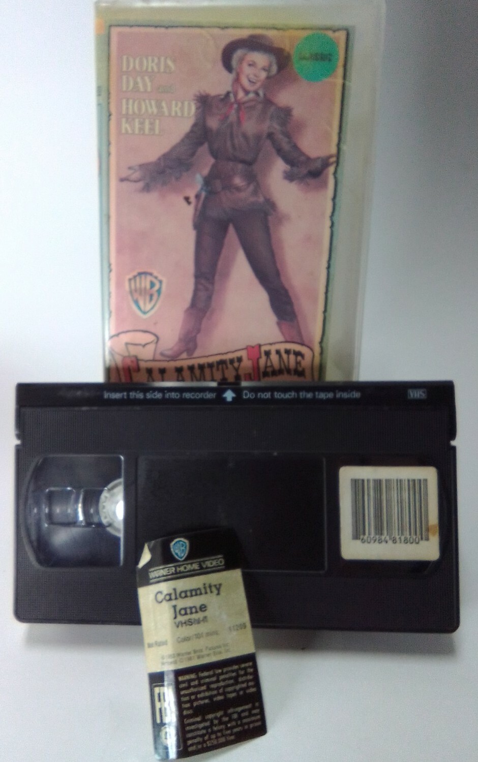 CALAMITY JANE (1953) VHS! Doris Day! Howard Keel! (BT)