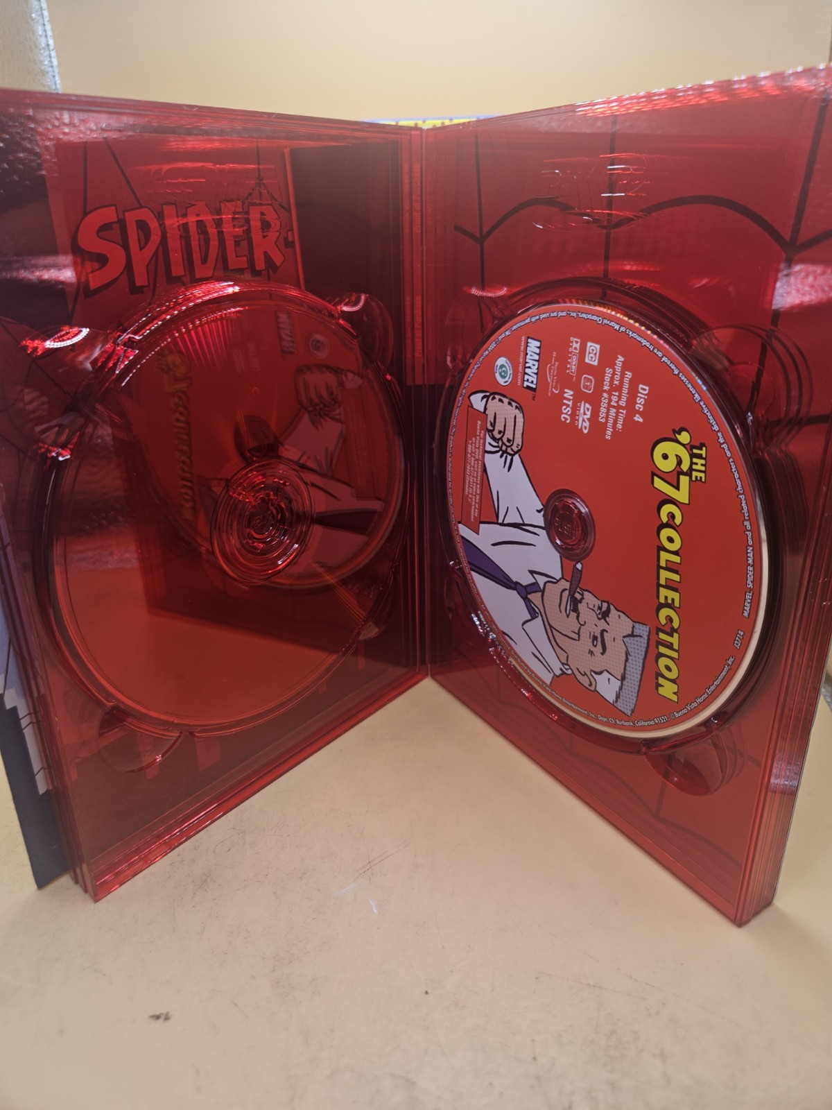 Spider-Man: The 67 Classic Collection (DVD, 2004 classic TV MISSING DISC 6