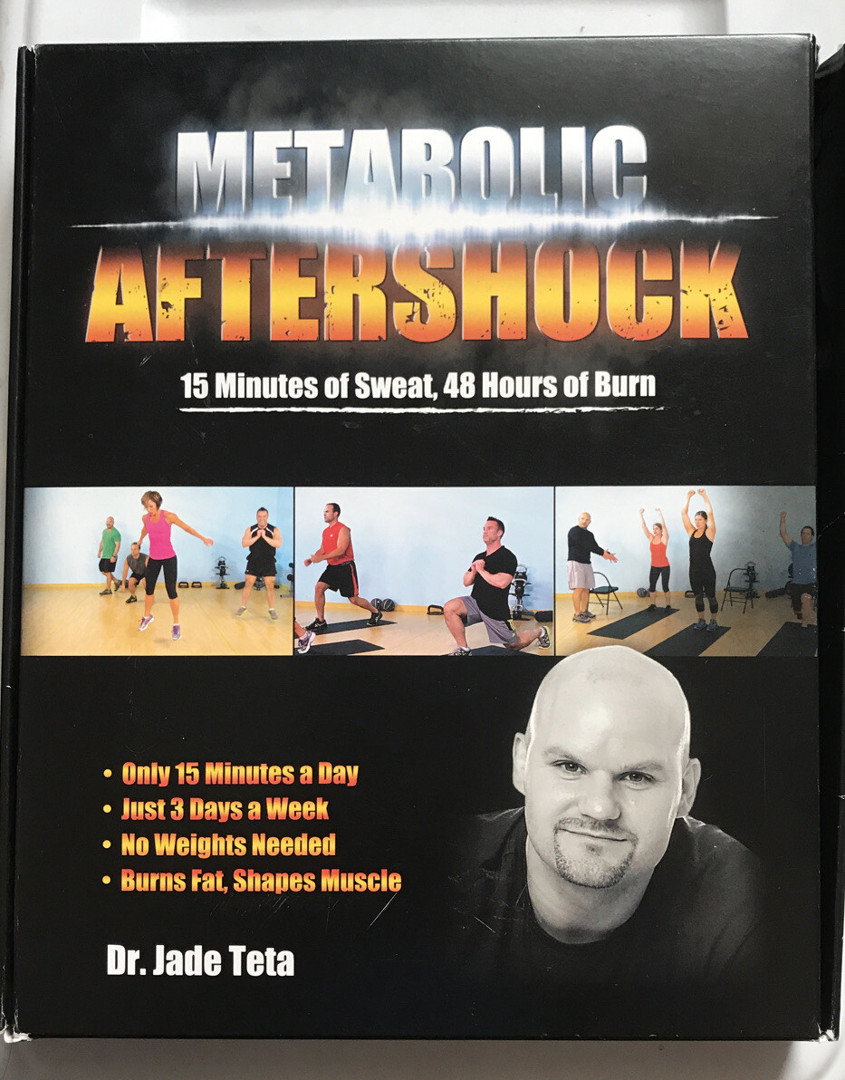 METABOLIC AFTERSHOCK. 15 Minutes Of Sweat, 48 Hours Of Burn Open Box NEW DVD