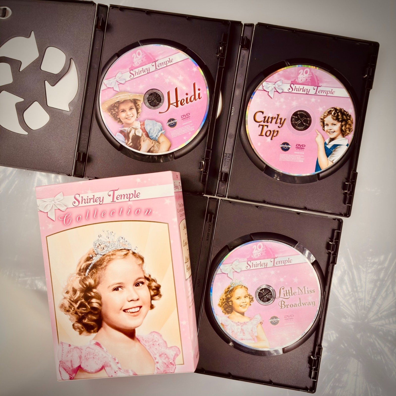 Shirley Temple Collection 3-DVD Set – Heidi / Curly Top / Little Miss Broadway