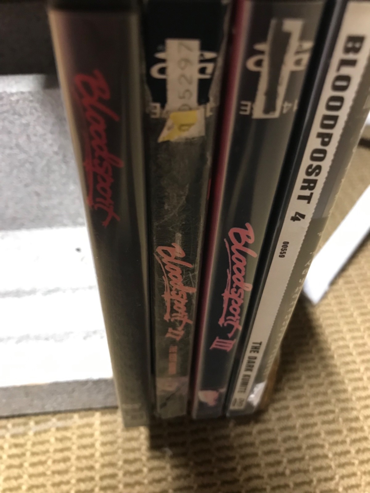 BLOODSPORT 1-4 DVD LOT Action Van Damme 90s Matial Arts 2 & 3 OOP RARE
