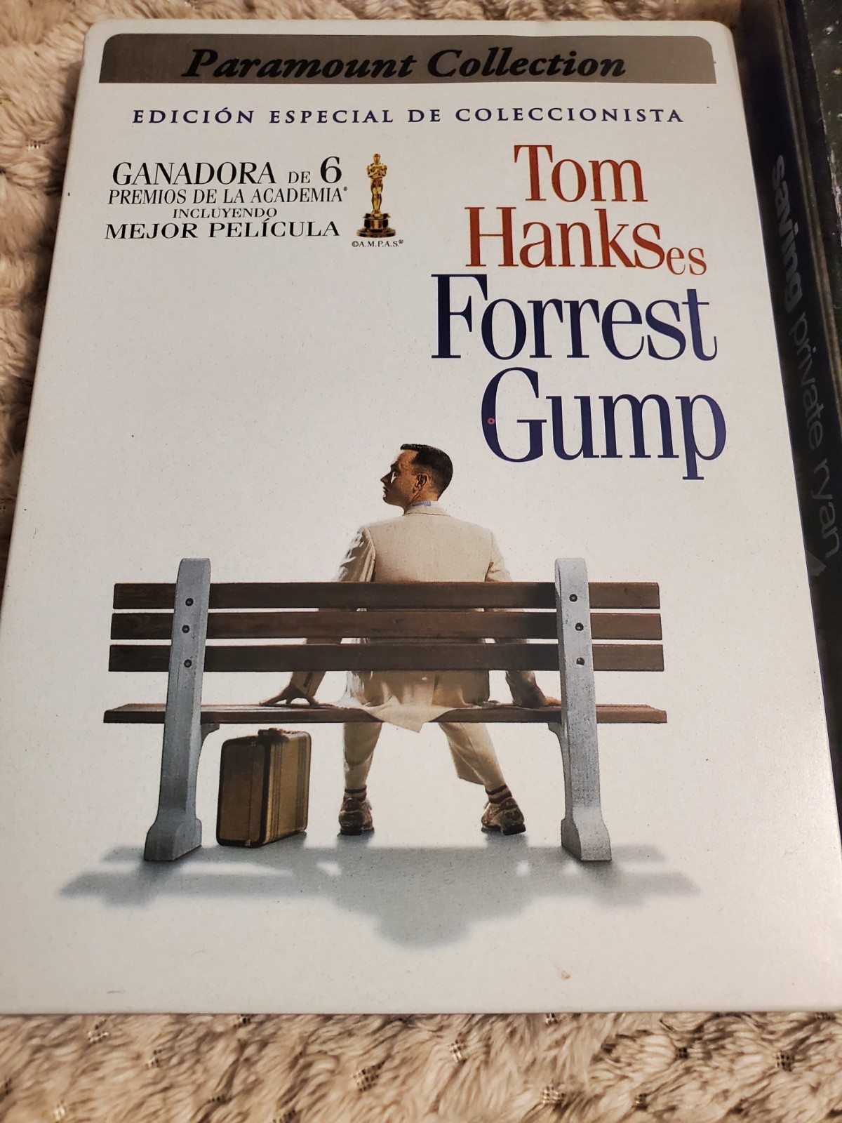 Tom Hanks 2 Movies Saving Private Ryan Box English And Forrest Gump In Spanish