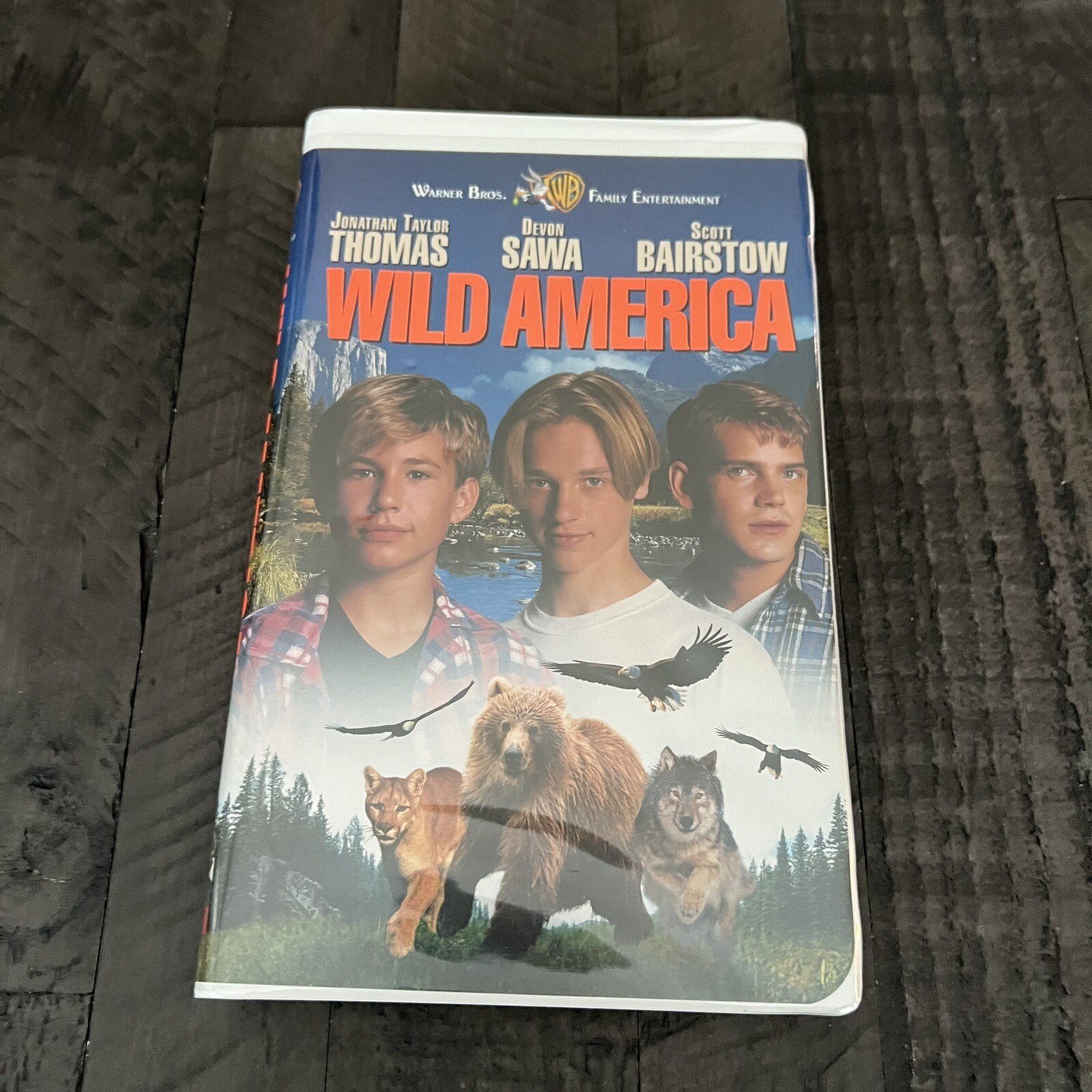 Wild America VHS Tape 1997 Clamshell Jonathon Taylor Thomas