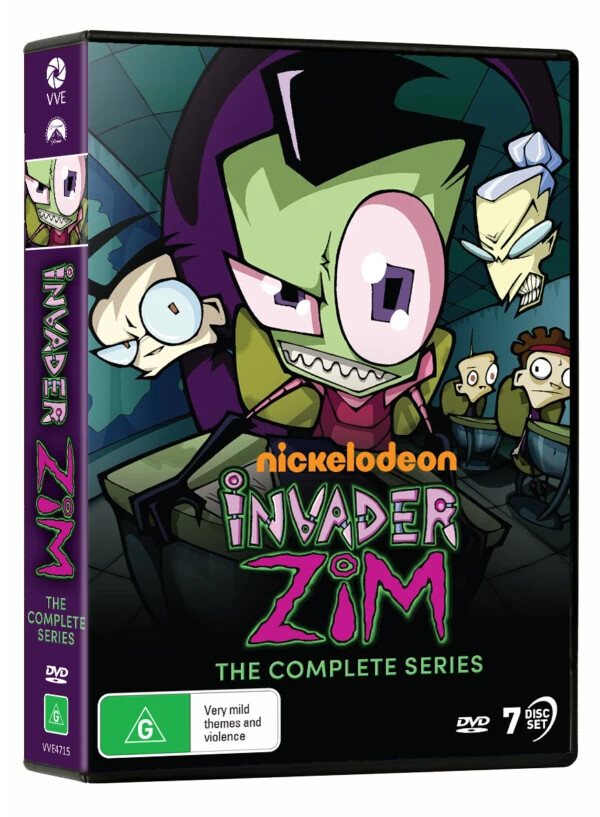 INVADER ZIM : THE COMPLETE SERIES + EXTRAS [ALL REGIONS] (7DVD)