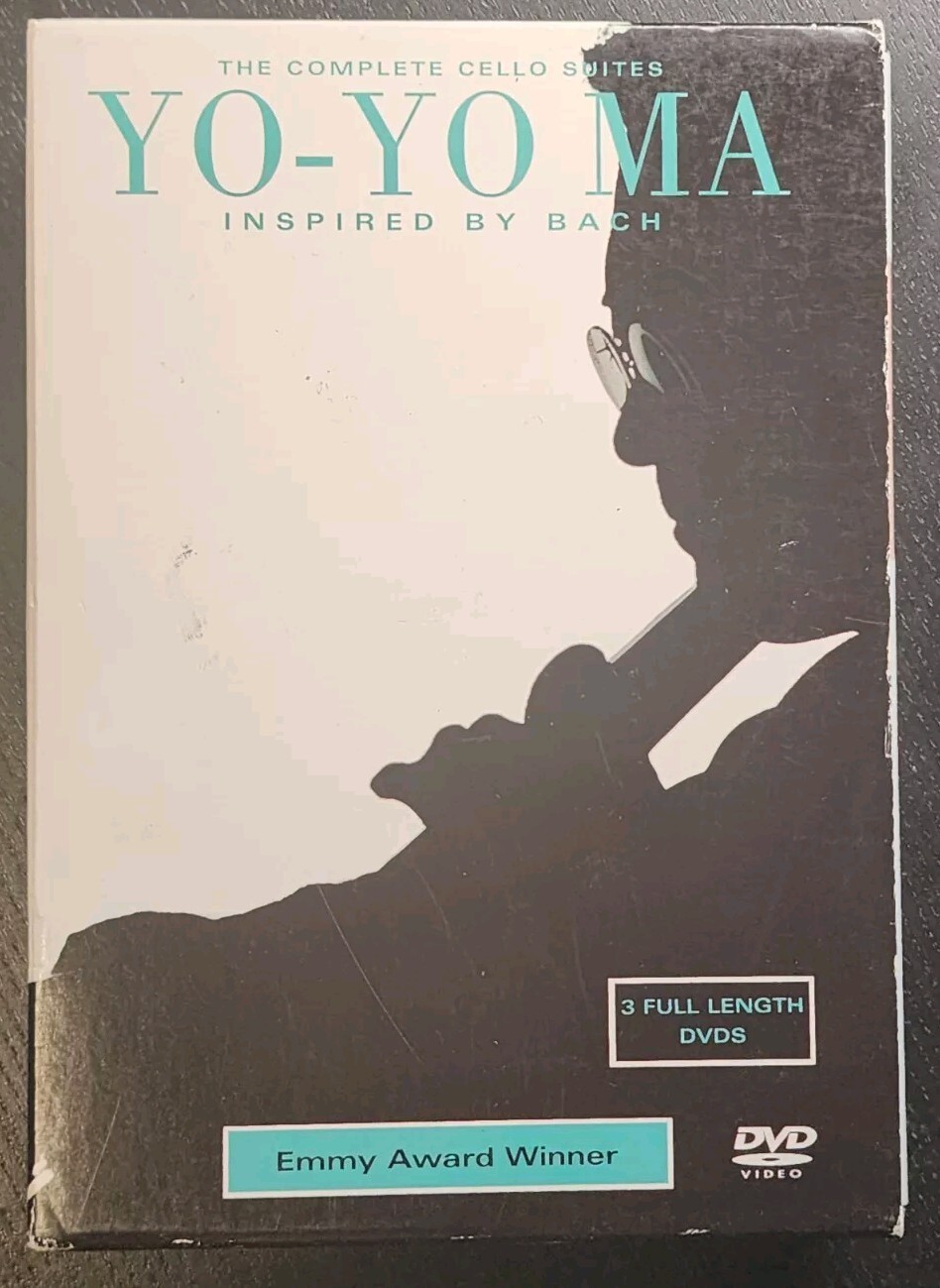 Yo-Yo Ma – Inspired by Bach: The Complete Cello Suites (DVD, 2005, 3-Disc Set)