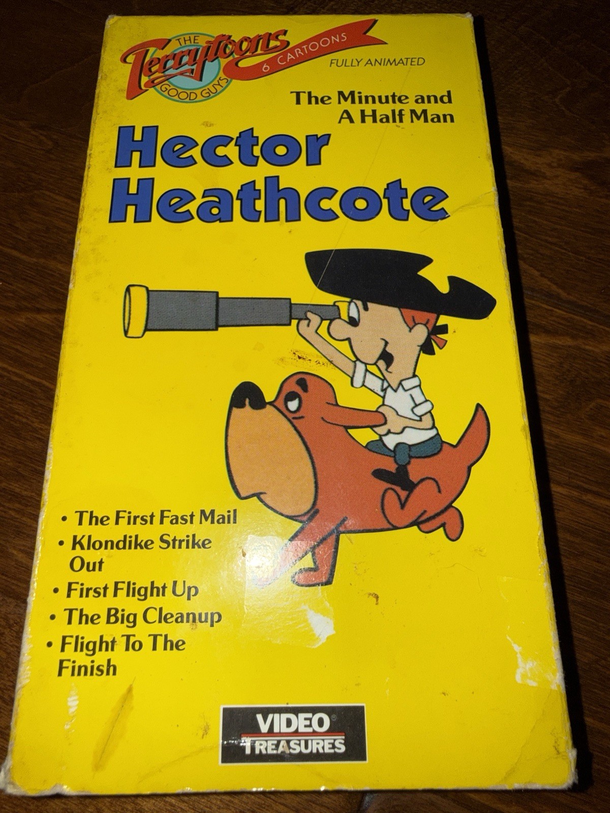 1989 Video Treasures Hector Heathcote VHS Lot of 2 Terrytoons Good Guys Cartoons
