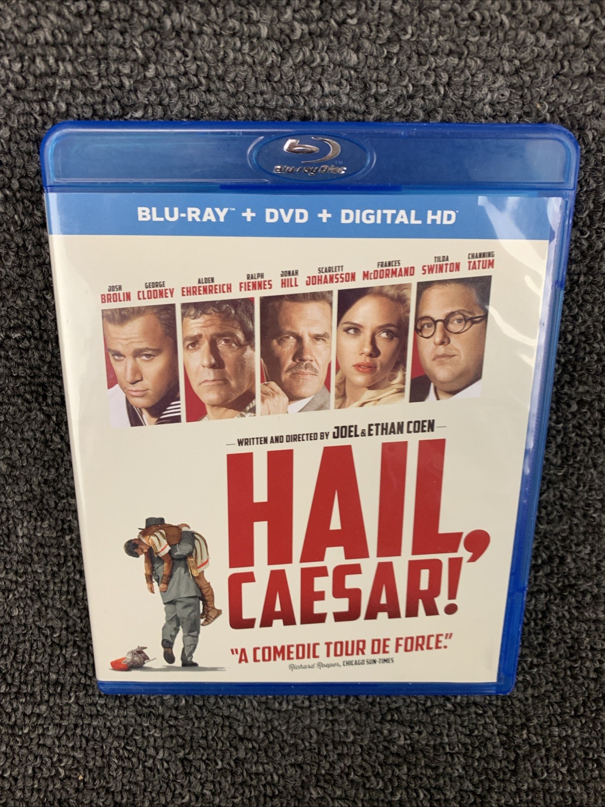 Hail, Caesar! (2016) Bluray And DVD George Clooney Scarlett Johansson Coen Bro
