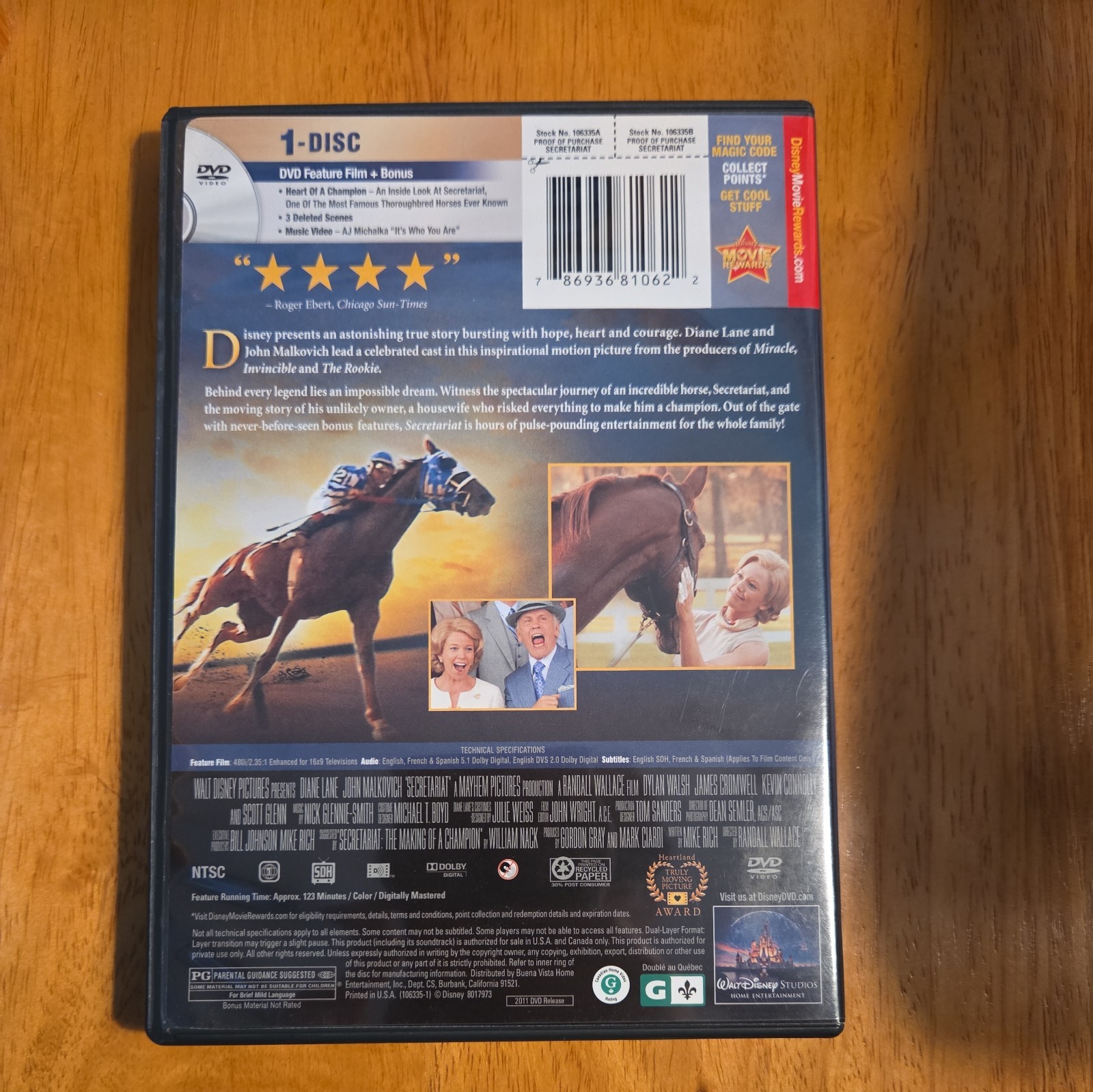 Secretariat (DVD, 2010)