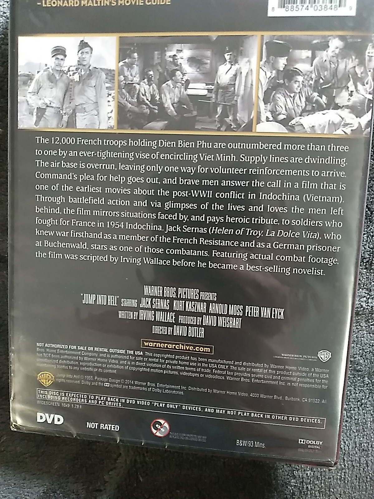 Jump Into Hell (DVD) 1955 – B&W – Brand New – Archive Collection