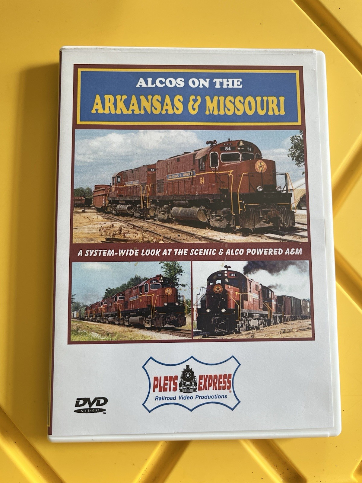 Alcos On The Arkansas & Missouri Railroads DVD Trains Railroad RR History Rare