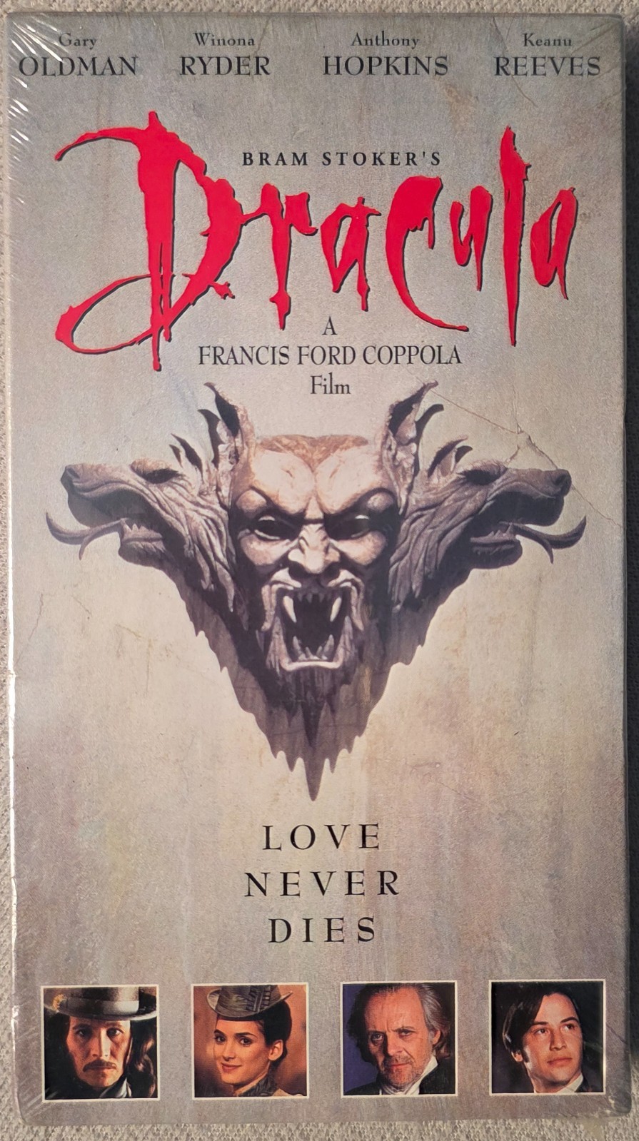 Bram Stoker’s Dracula VHS Gary Oldman, Winona Ryder & Anthony Hopkins