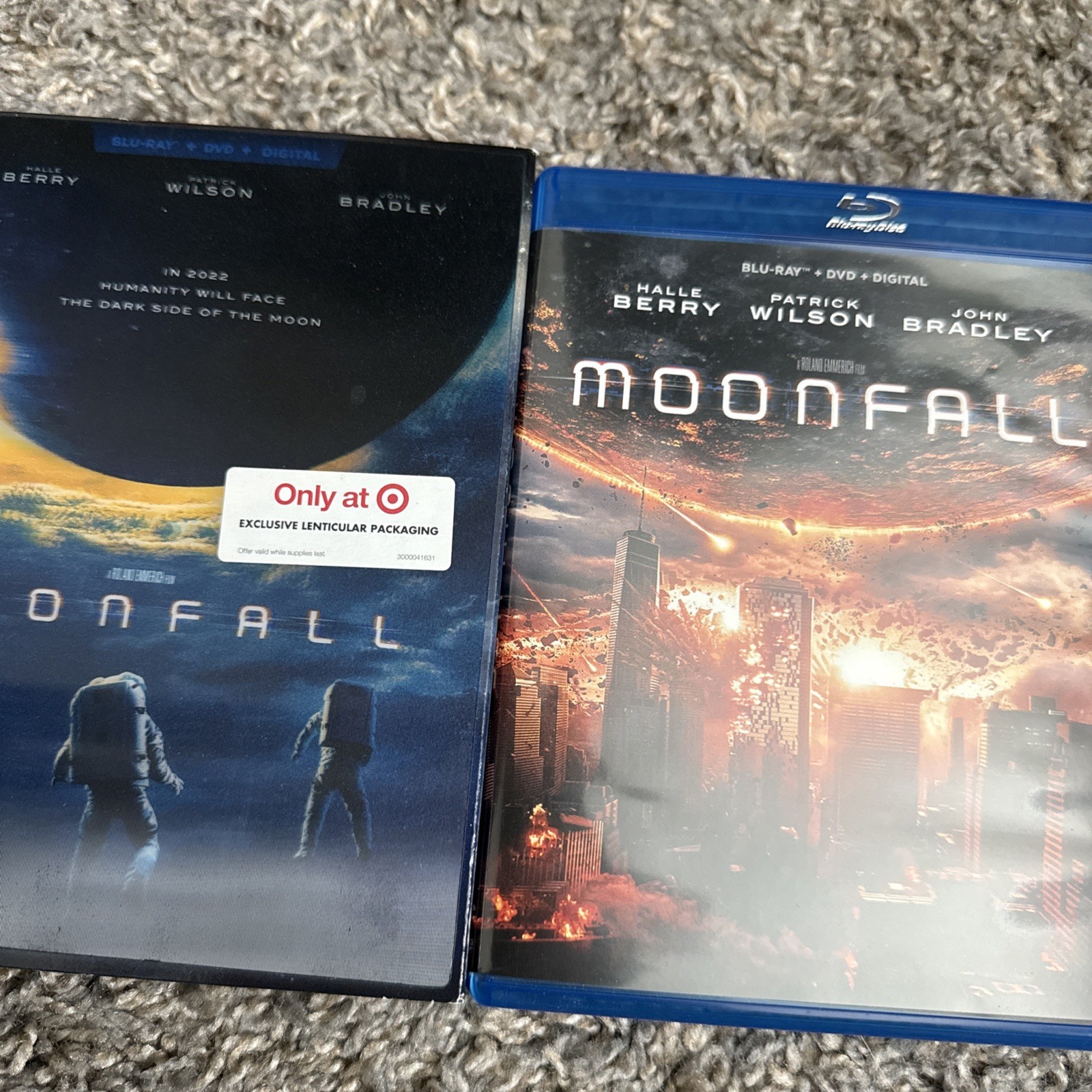 Moonfall – Blu-ray / DVD – Halle Berry + OOP Lenticular Slipcover