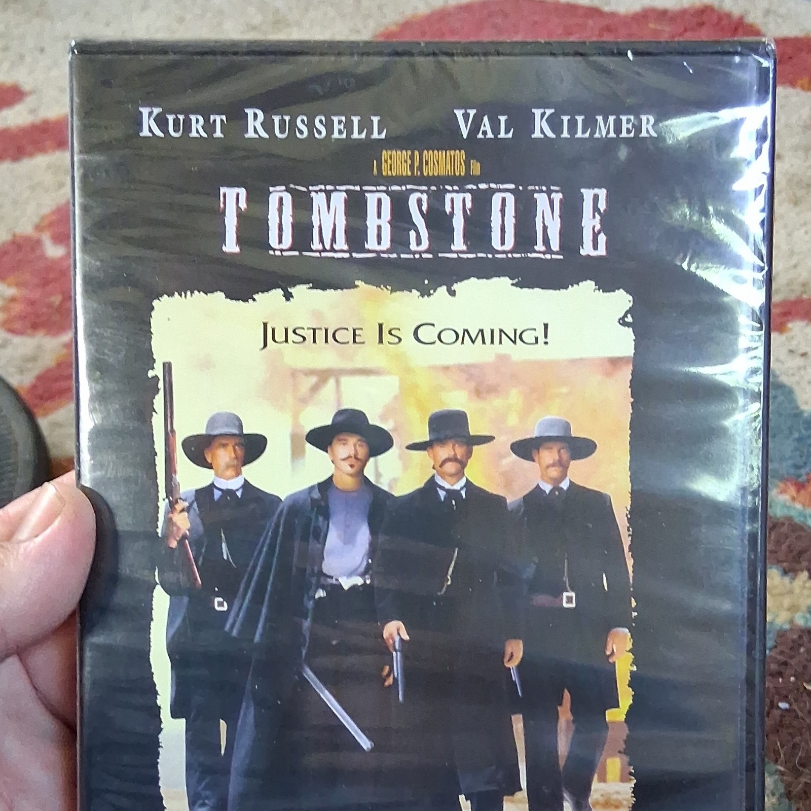 Tombstone DVD Movie Kurt Russell Val Kilmer George P. Cosmatos Tall Case