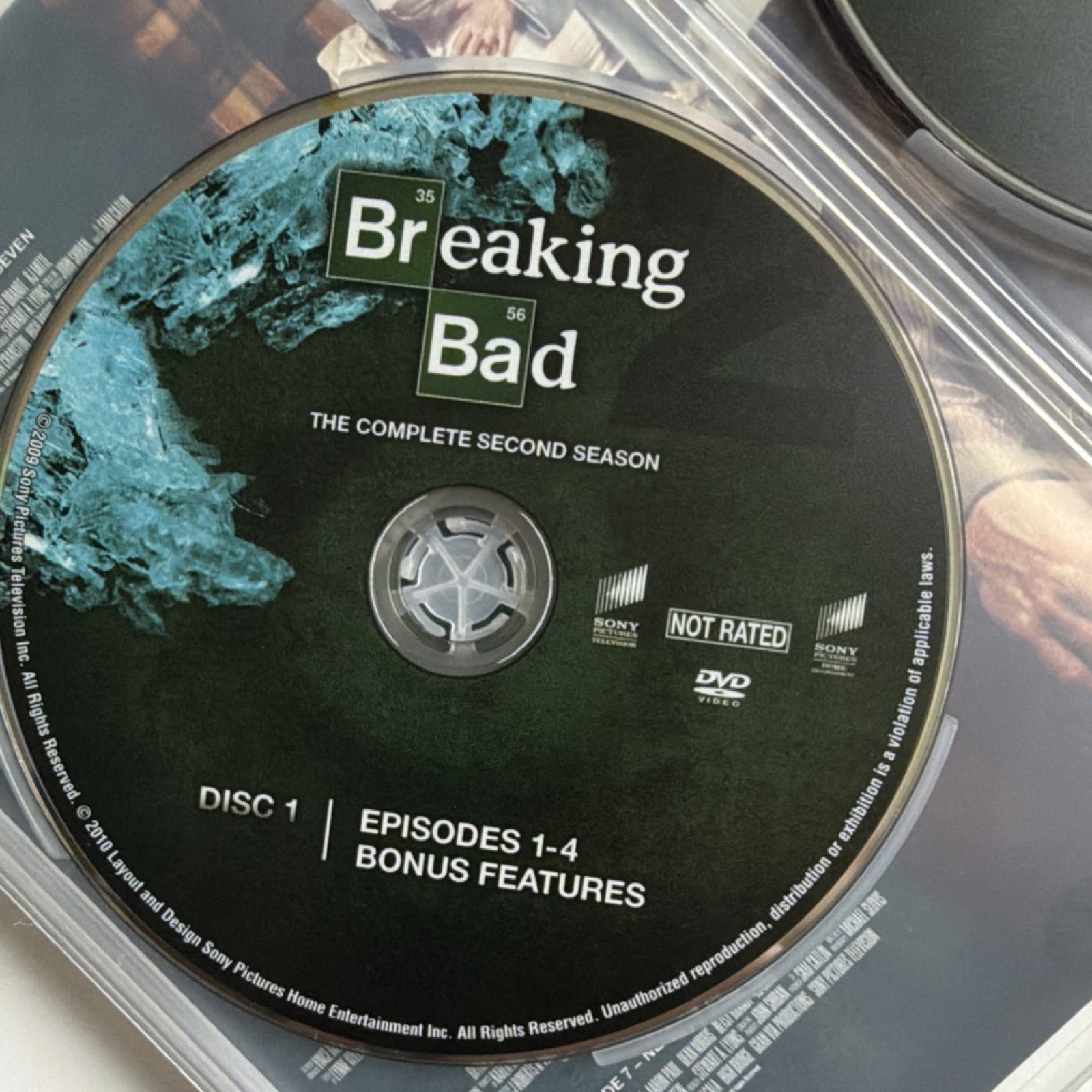 Sony Pictures HE: Breaking Bad Season 2 (DVD, 4-Disc Set) NR