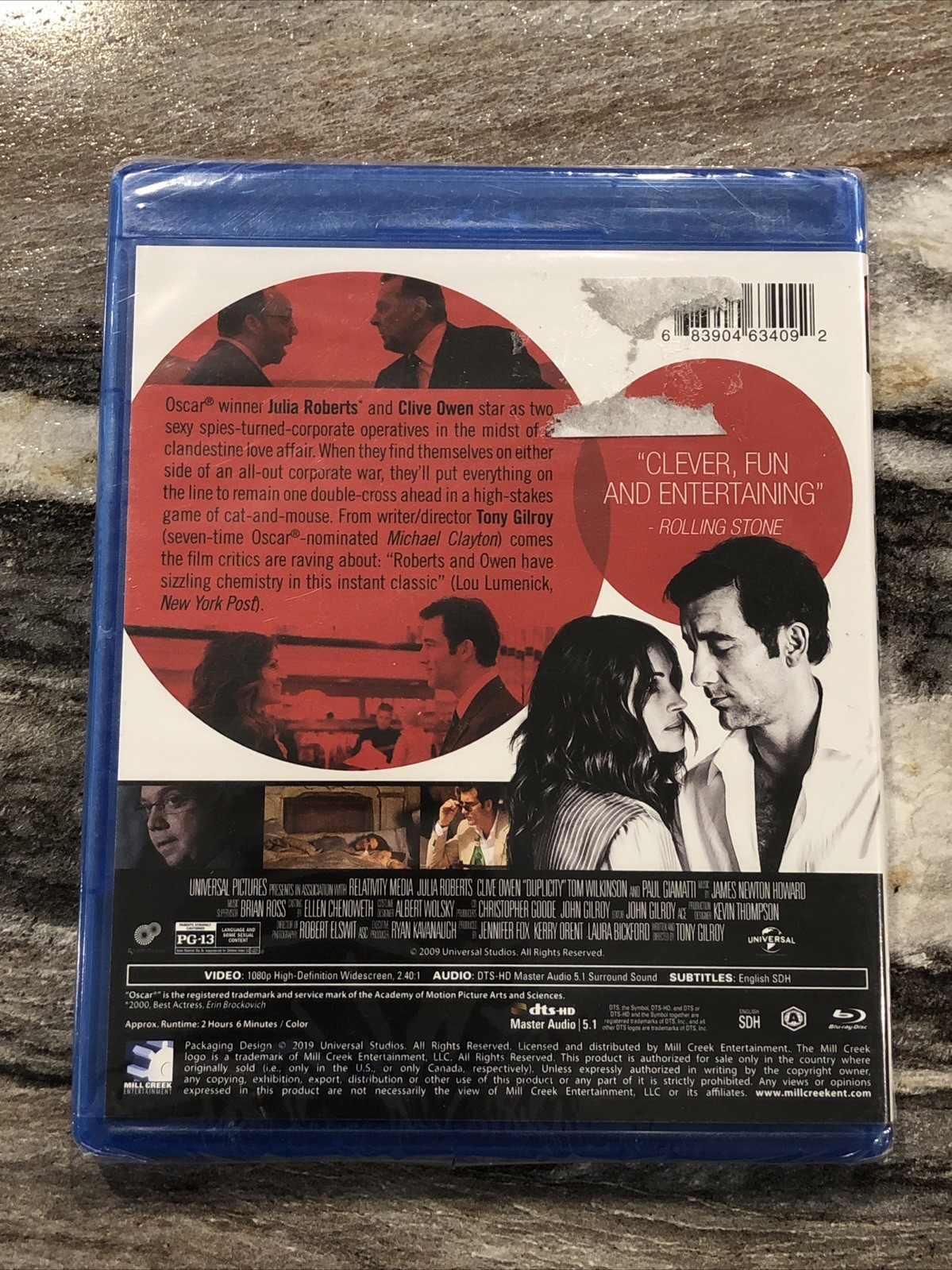 Duplicity 2009 Blu-ray Julia Roberts Clive Owen Tom Wilkinson Paul Giamatti New