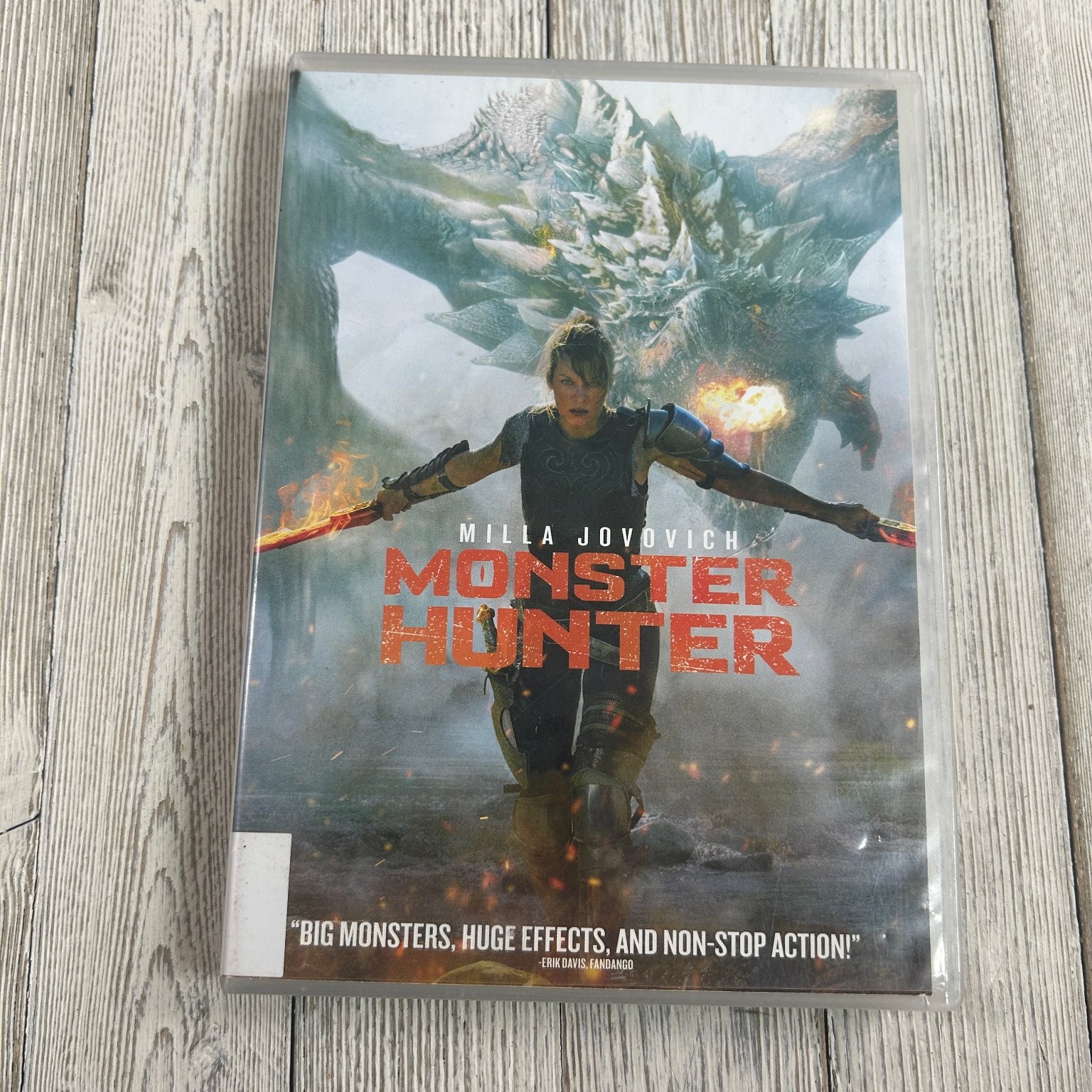 Monster Hunter DVD 2021 Milla Jovovich Paul W.S. Anderson Action Adventure Film