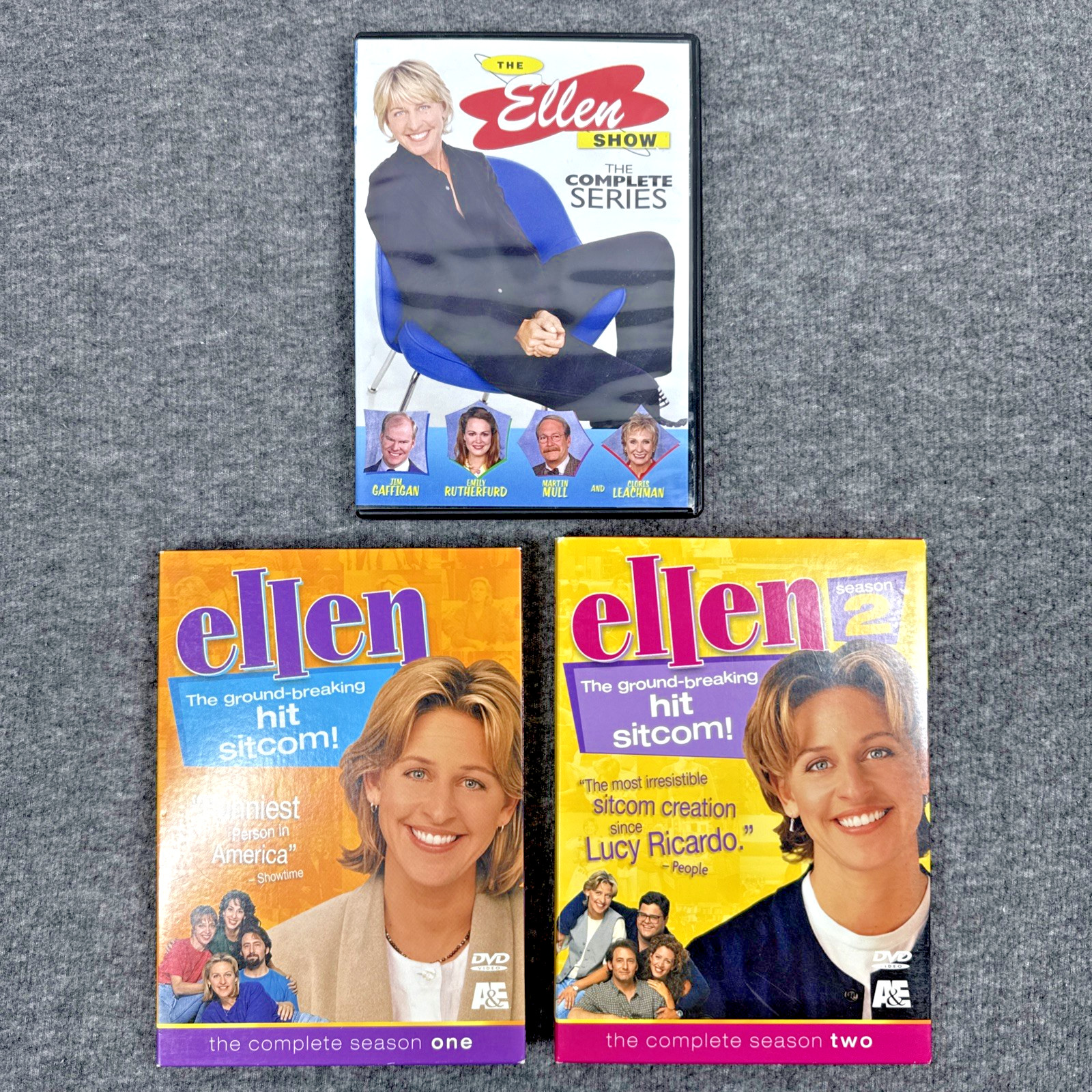 Ellen TV Show 1995-1998 ABC Season 1 2 + The Ellen Show 2001-2002 DVD DeGeneres