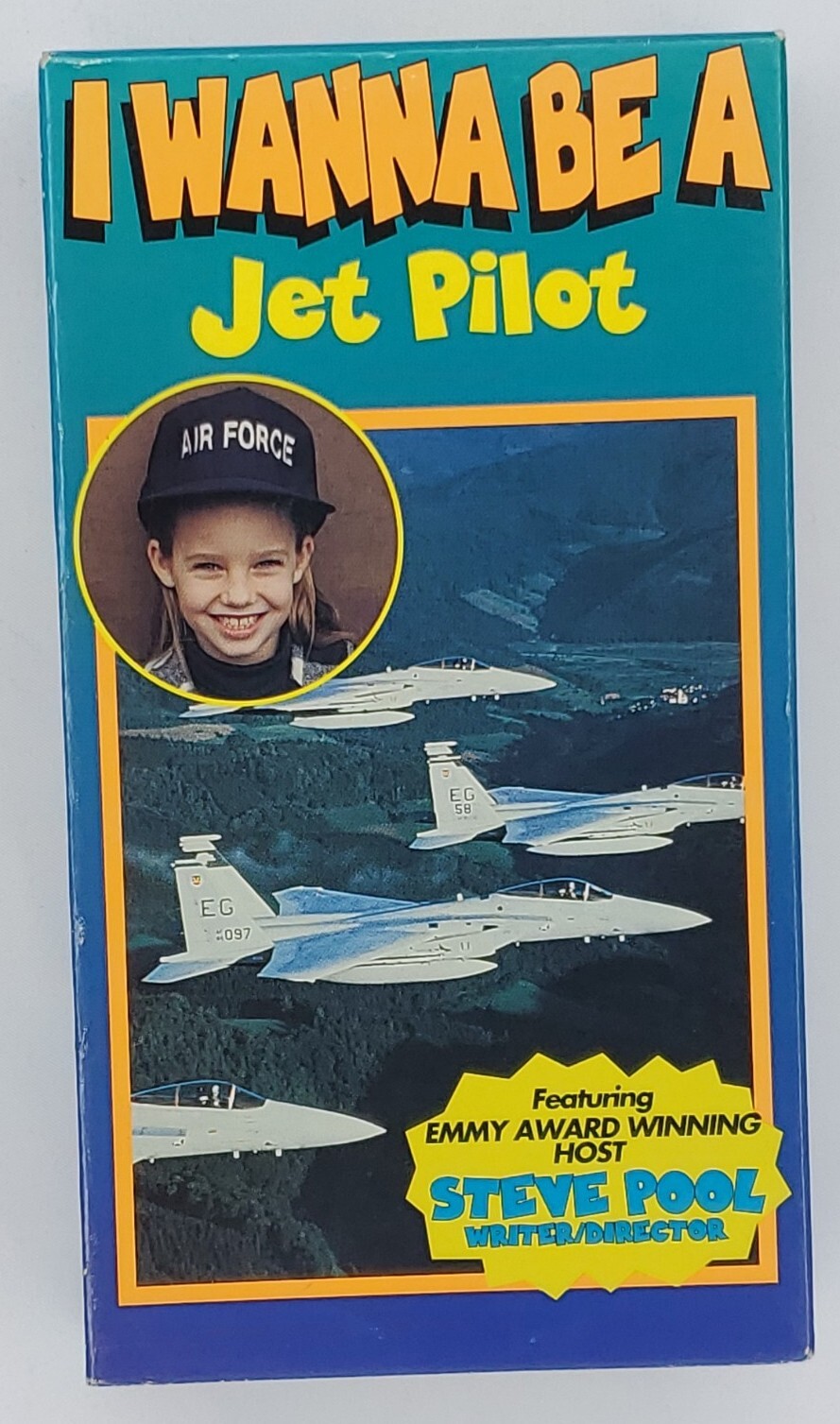 I Wanna Be A Jet Pilot VHS VCR Tape 1995 Kids Learn about Flying in Jets 31 Min