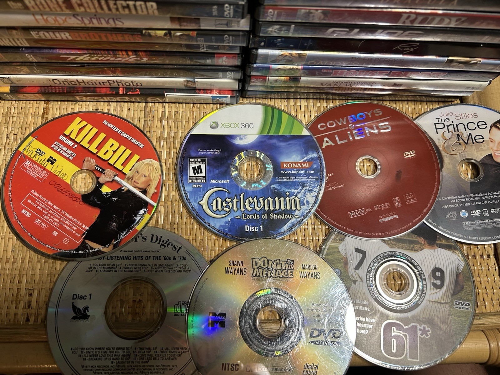 Huge Lot of 50 Random DVDs Movies Bulk Wholesale Bundle Mixed Genres