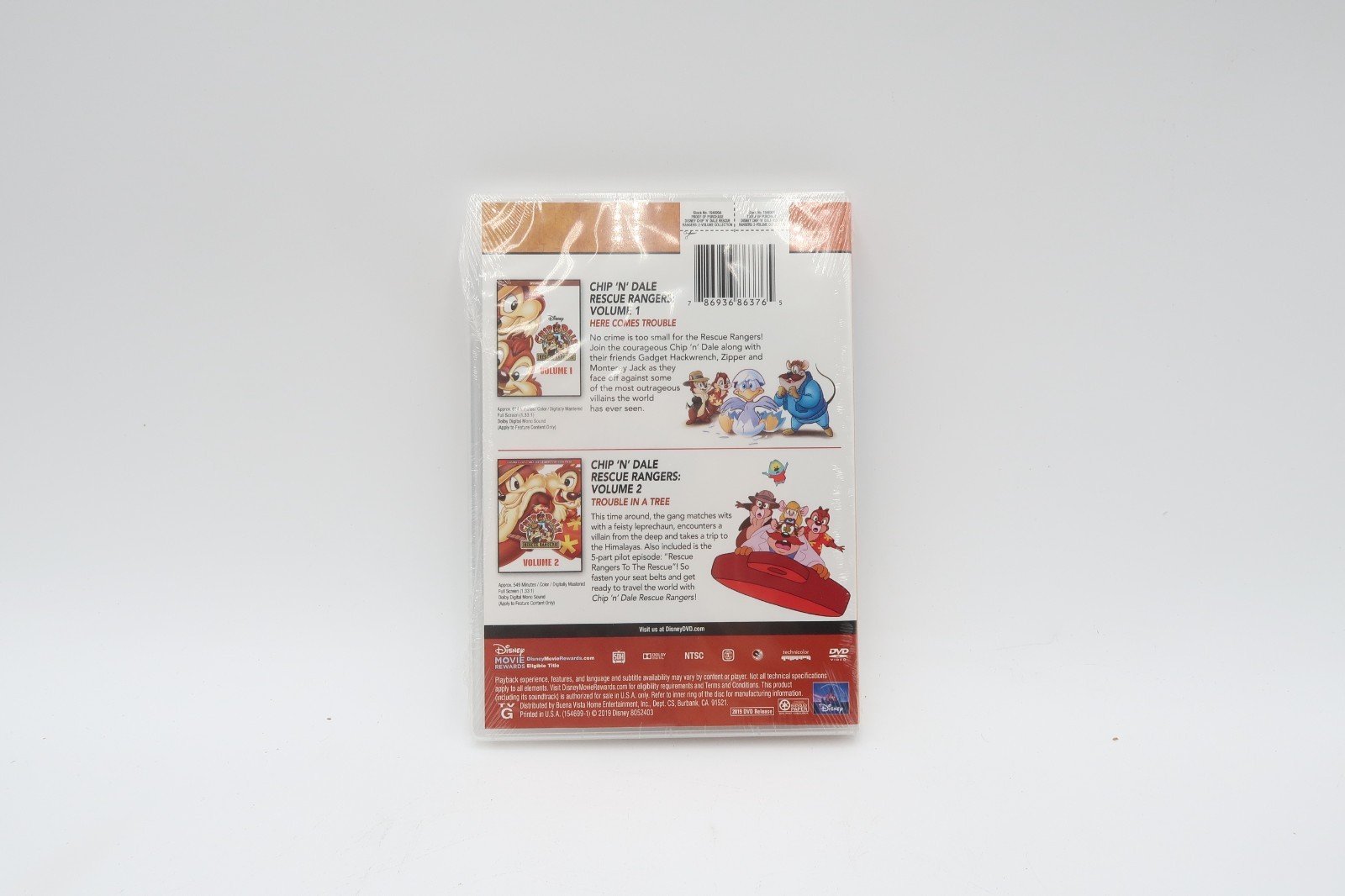 Chip ‘n Dale Rescue Rangers, Vol. 1 And 2 [New DVD] Boxed Set, Dolby, Mono Sou