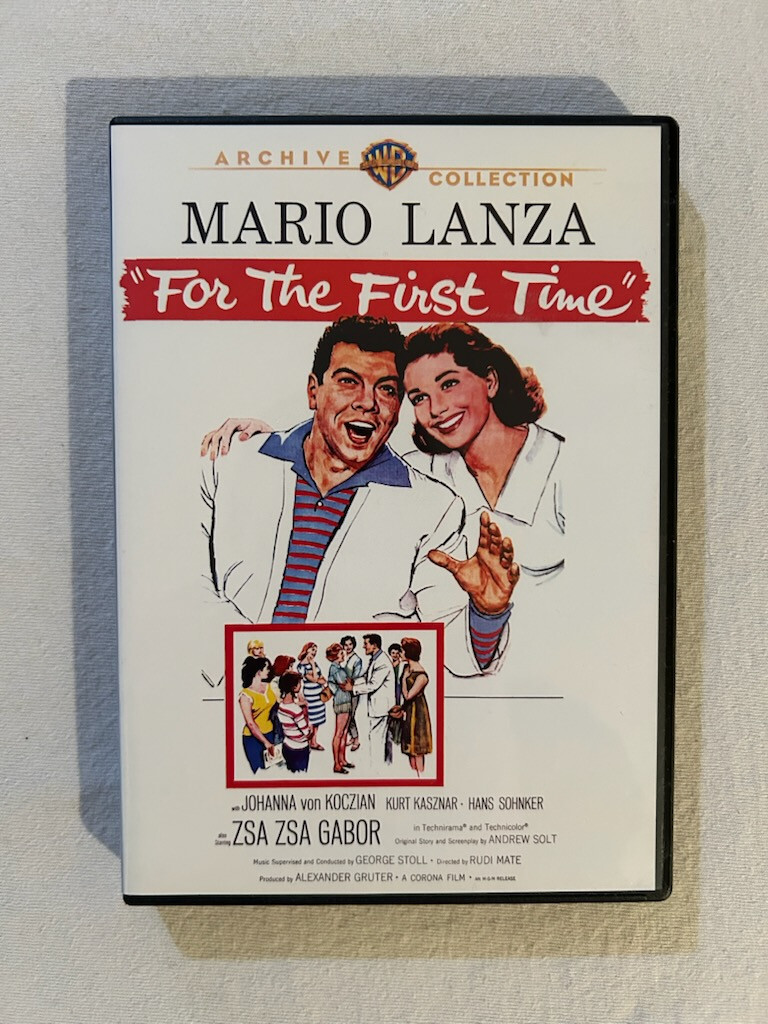 For the First Time (DVD, 1959) *Mario Lanza* *Warner Archive Collection* Musical