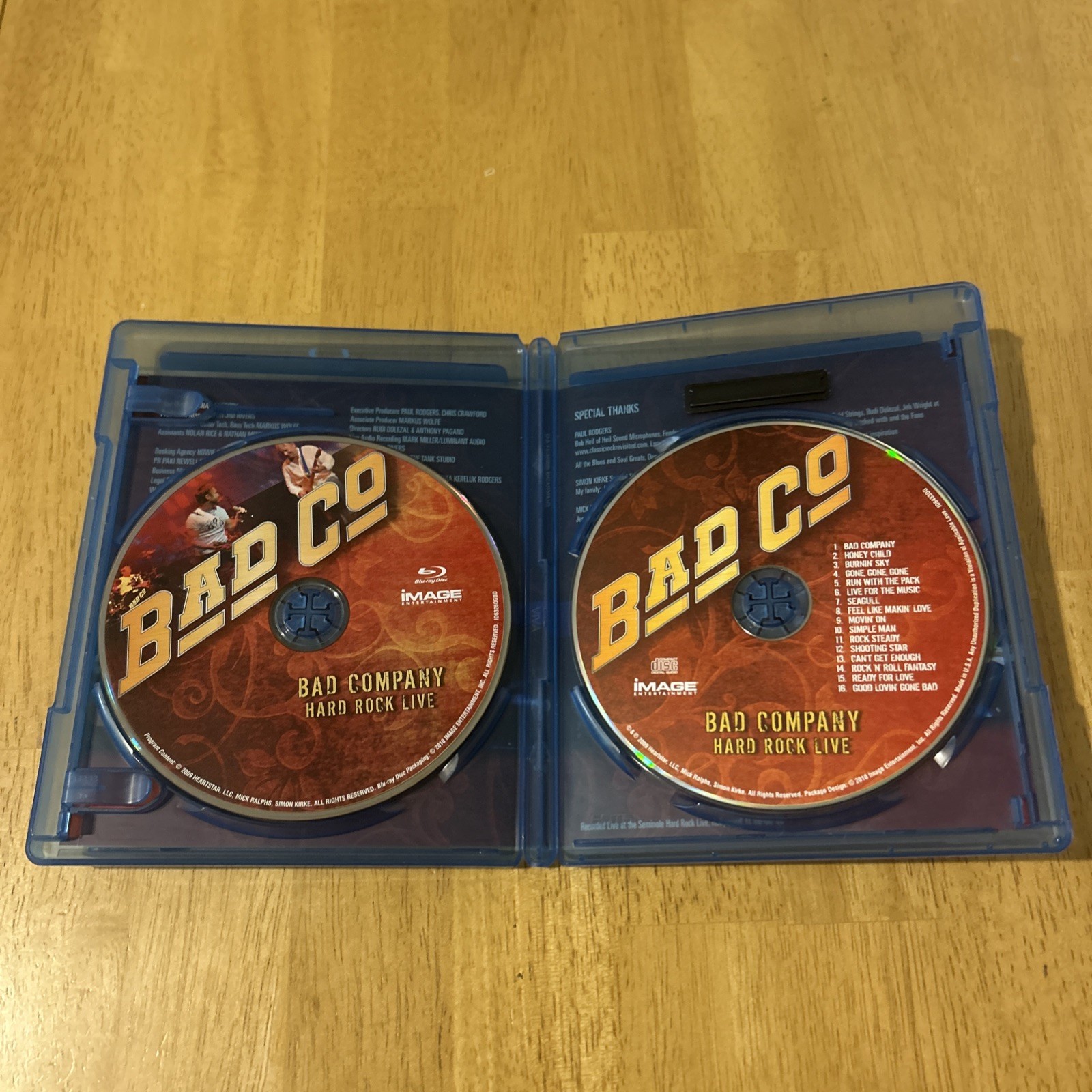 Bad Company – Hard Rock Live (Blu-ray + CD, 2010) Very RARE Oop