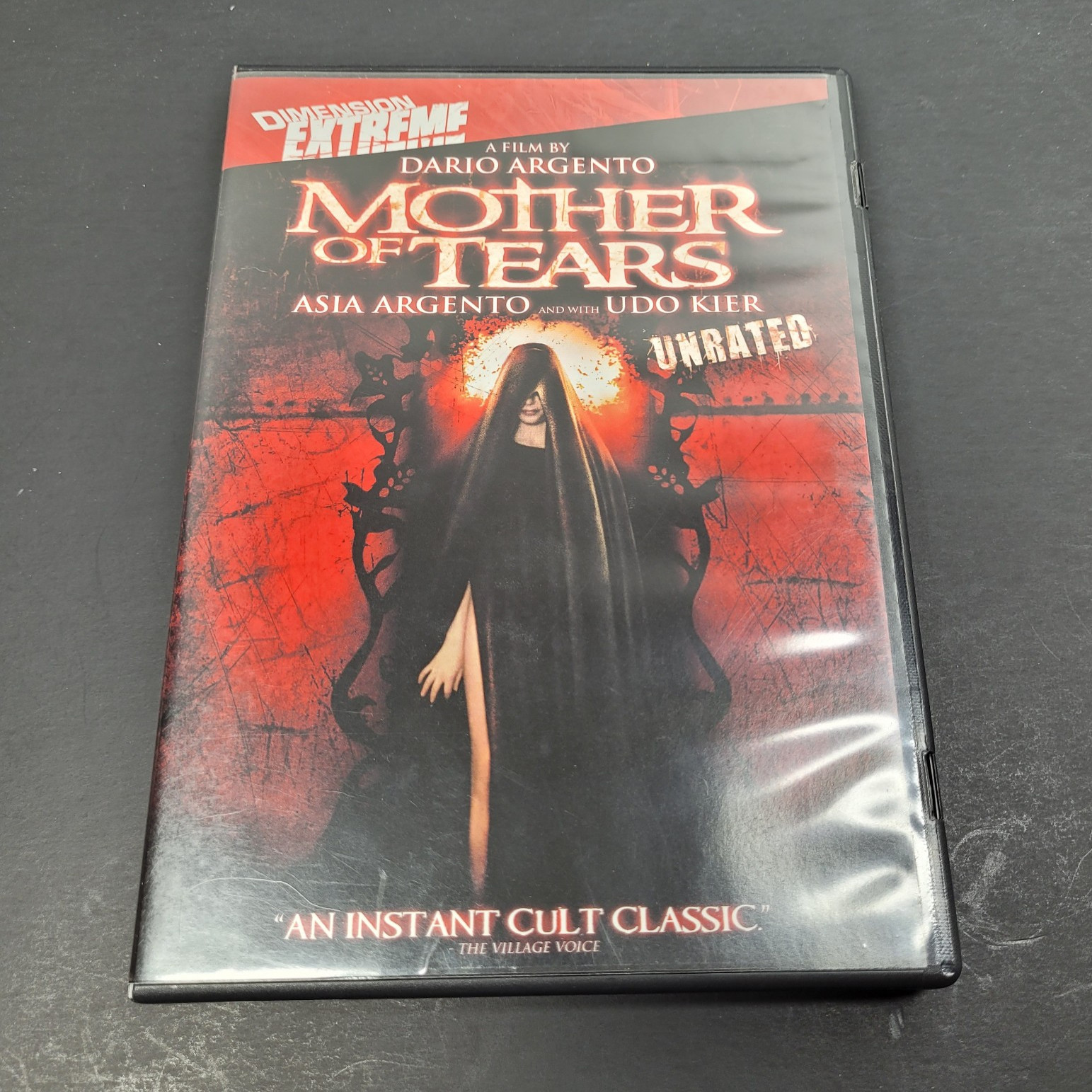 Mother of Tears Unrated DVD 2007 Dario Asia Argento Horror with Udo Kier