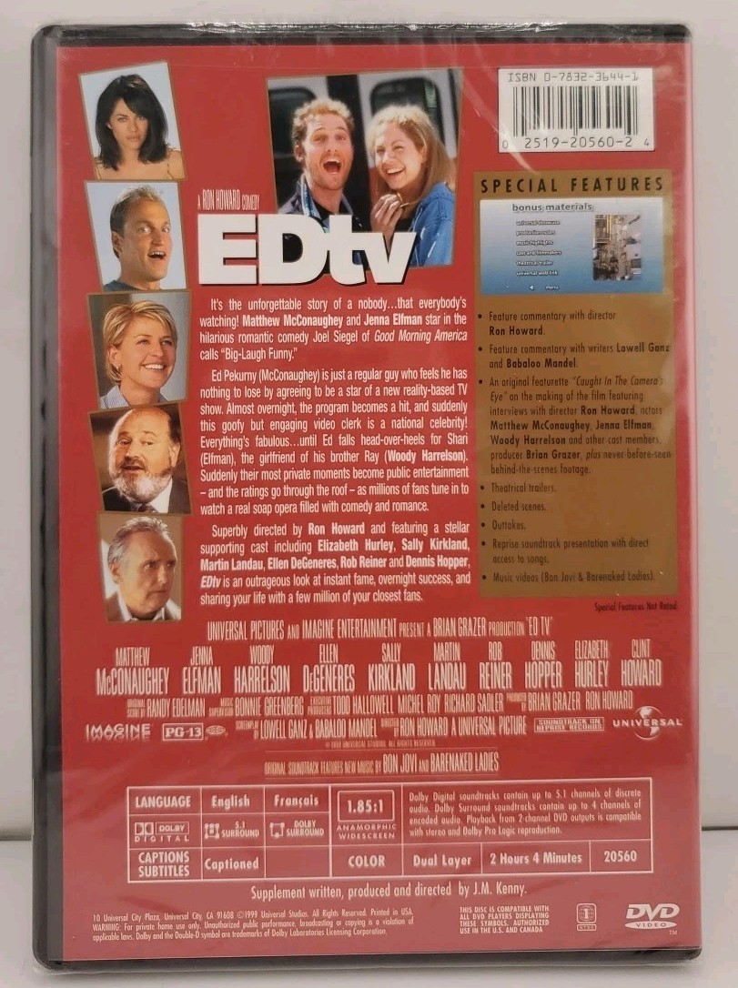 Edtv (DVD, 1999) *Brand New*