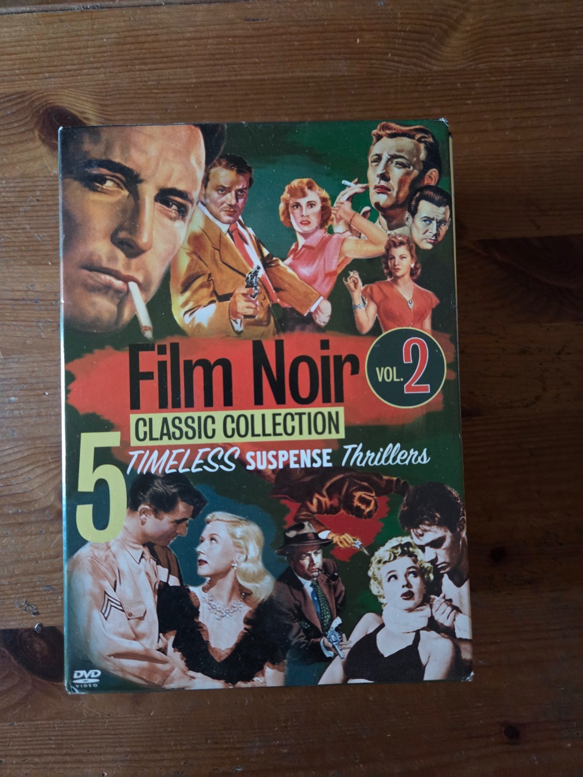 Film Noir Classic Collection – Vol. 2 (DVD, 2005, 5-Disc Set) WARNER BROS