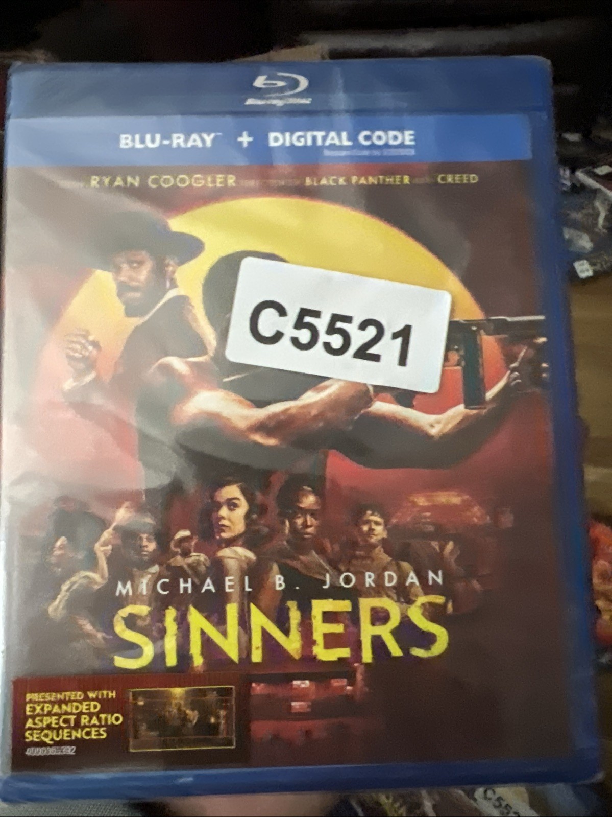 Sinners (Blu-ray + Digital DVD, 2025) Michael B. Jordan, Ryan Coogler