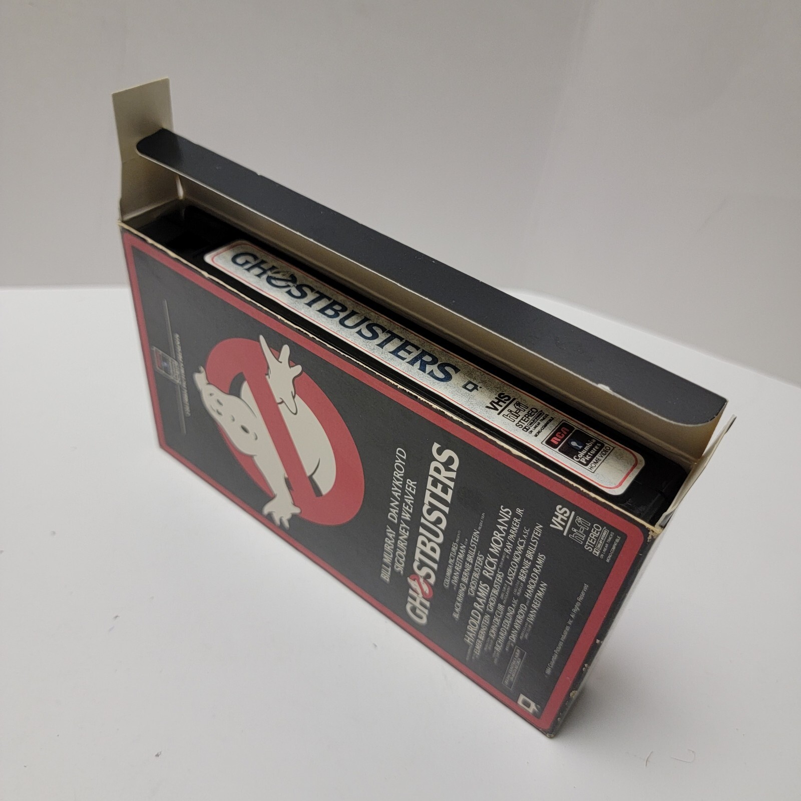 Ghostbusters First Print 1985 VHS, Full Slipcover, Proof Tag, RCA Columbia, VG+