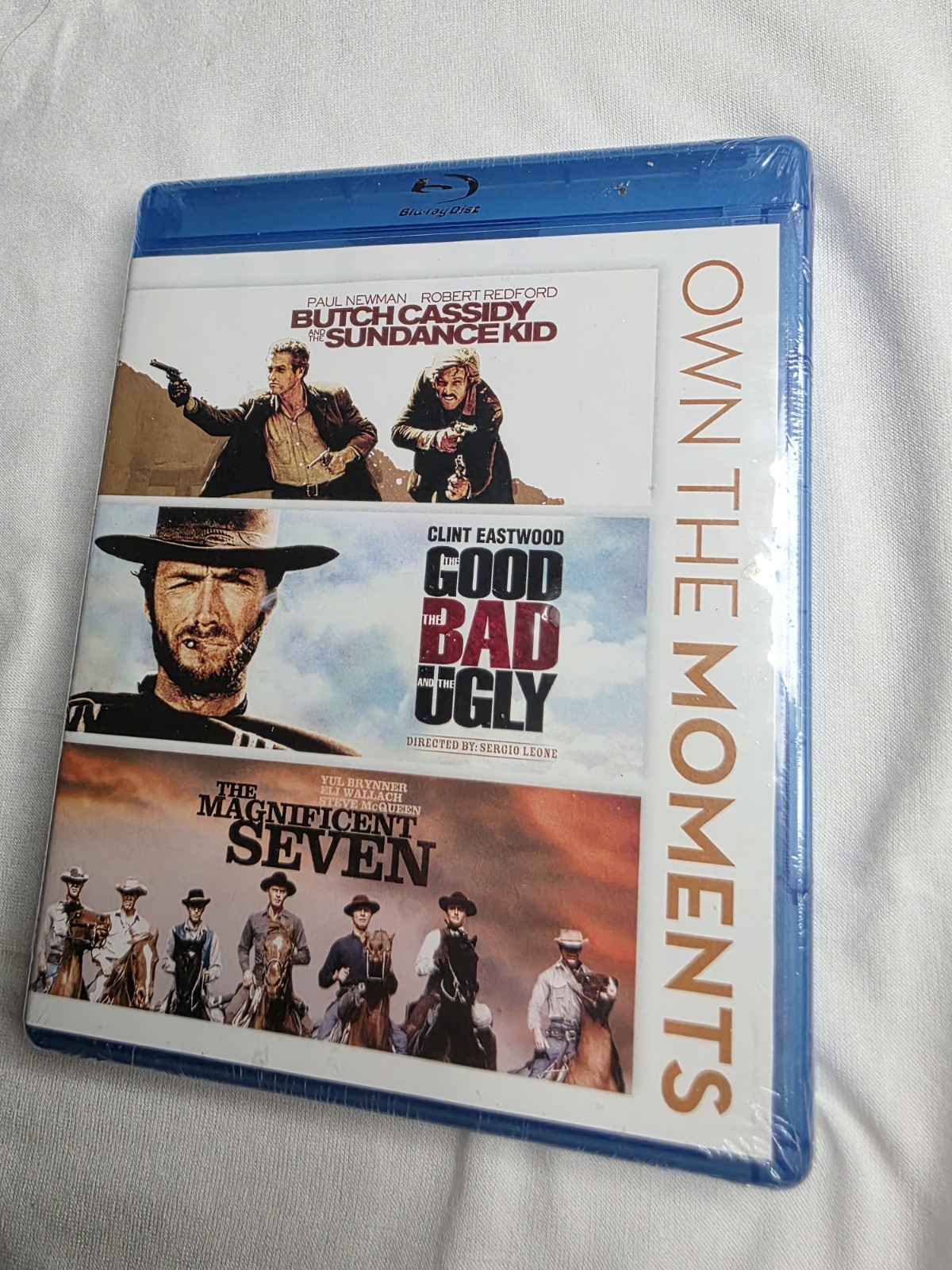 Westerns Blu-ray Set Sealed Good Bad Ugly Magnificent Seven Butch Cassidy