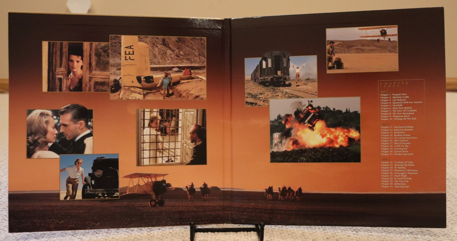THE ENGLISH PATIENT-DTS DIGITAL SURROUND-WIDESCREEN LASERDISC SET-VERY RARE!