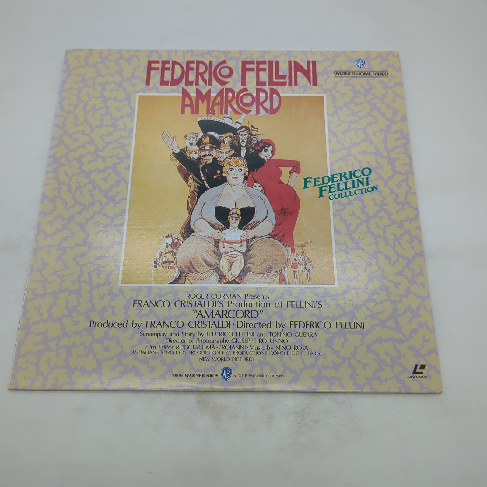 Amarcord 1974 Japanese LaserDisc NJL-74015 Federico Fellini フェリーニのアマルコルド Federic