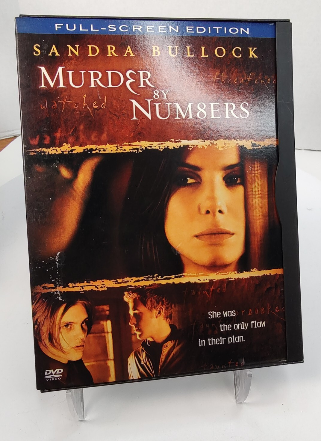 Murder By Numbers DVD Video Full Screen Edition With Sandra Bullock