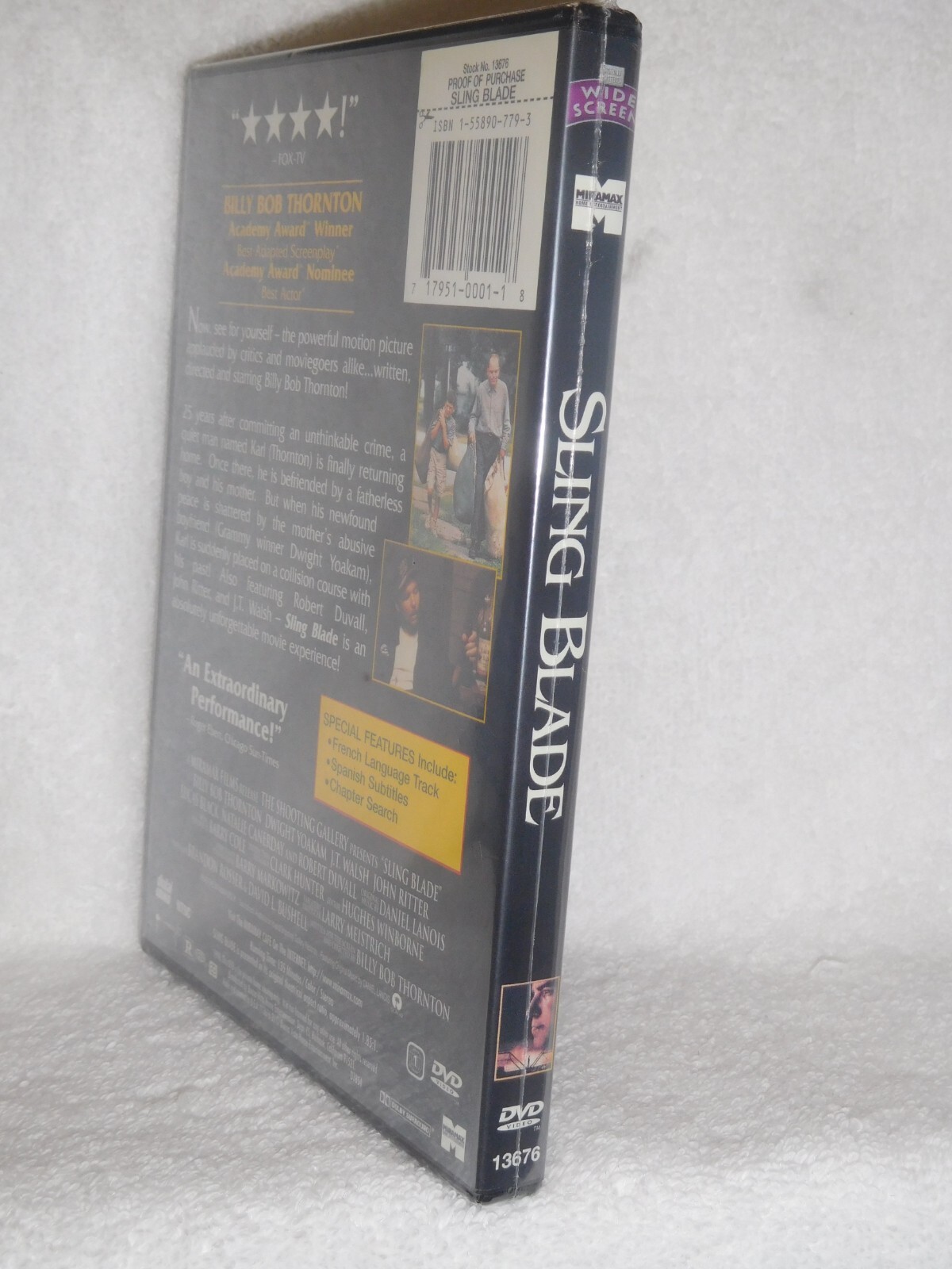 Sling Blade (DVD, 2006) Billy Bob Thornton Dwight Yoakam J.T. Walsh drama awards